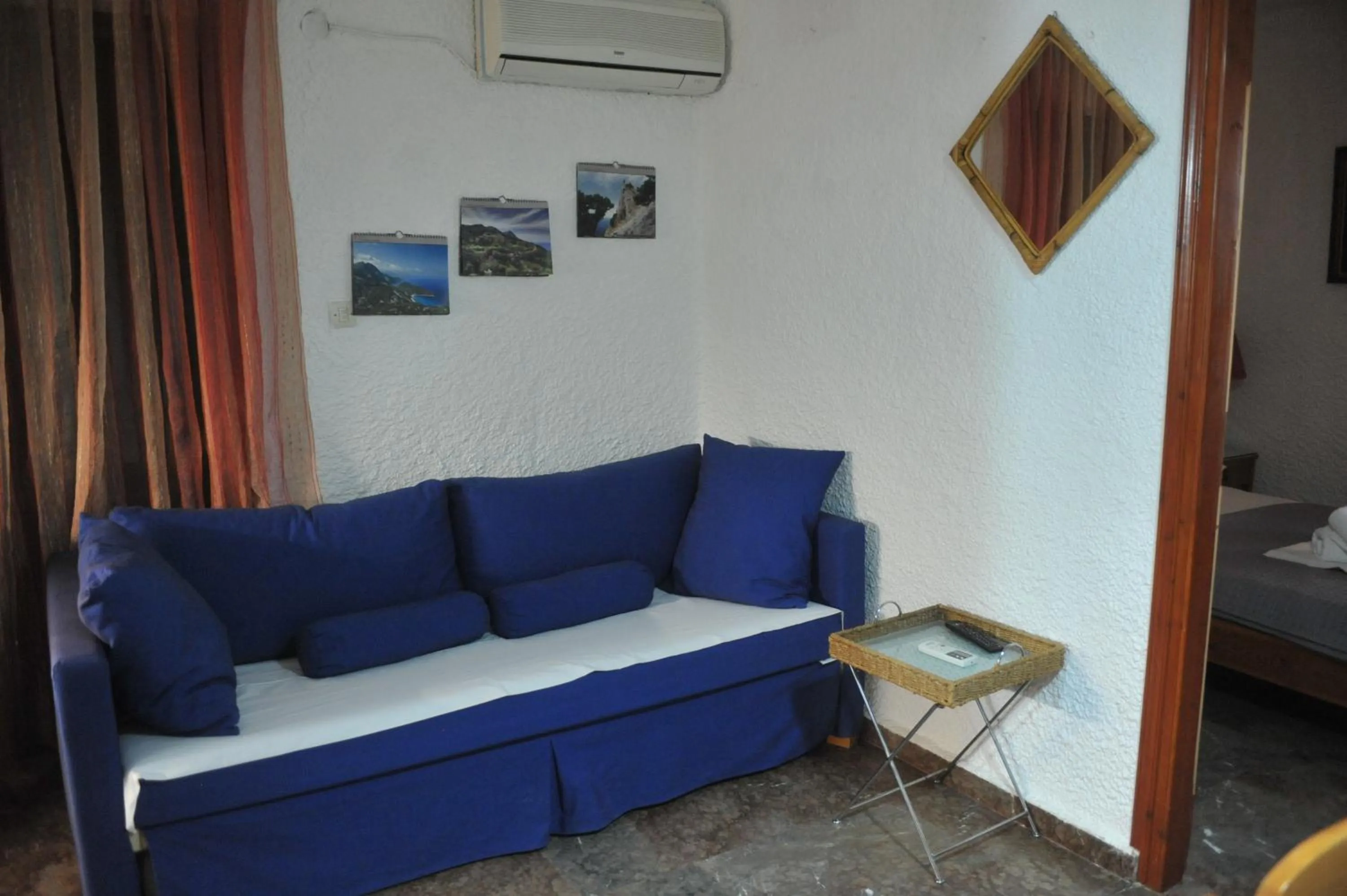 Living room in Chaliotis Apartments