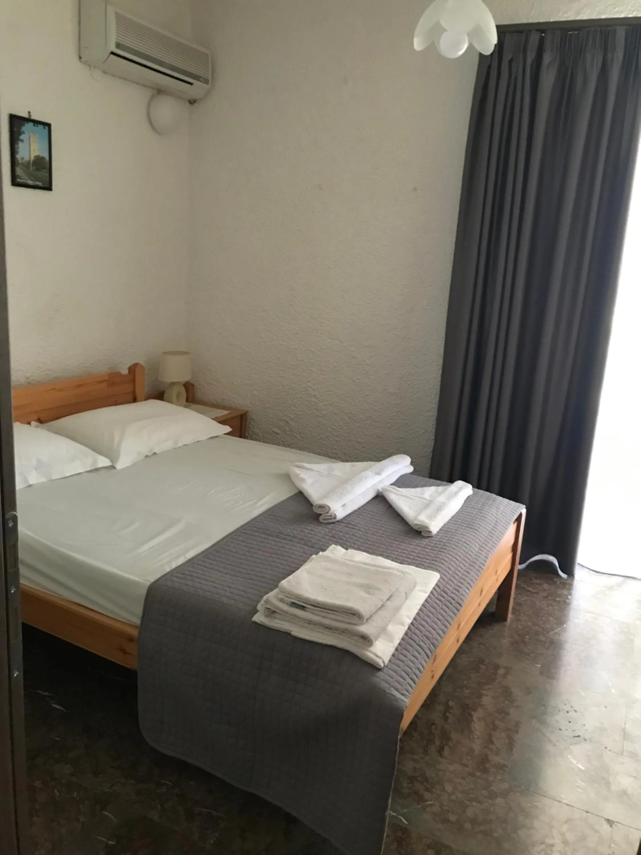 Bed in Chaliotis Apartments