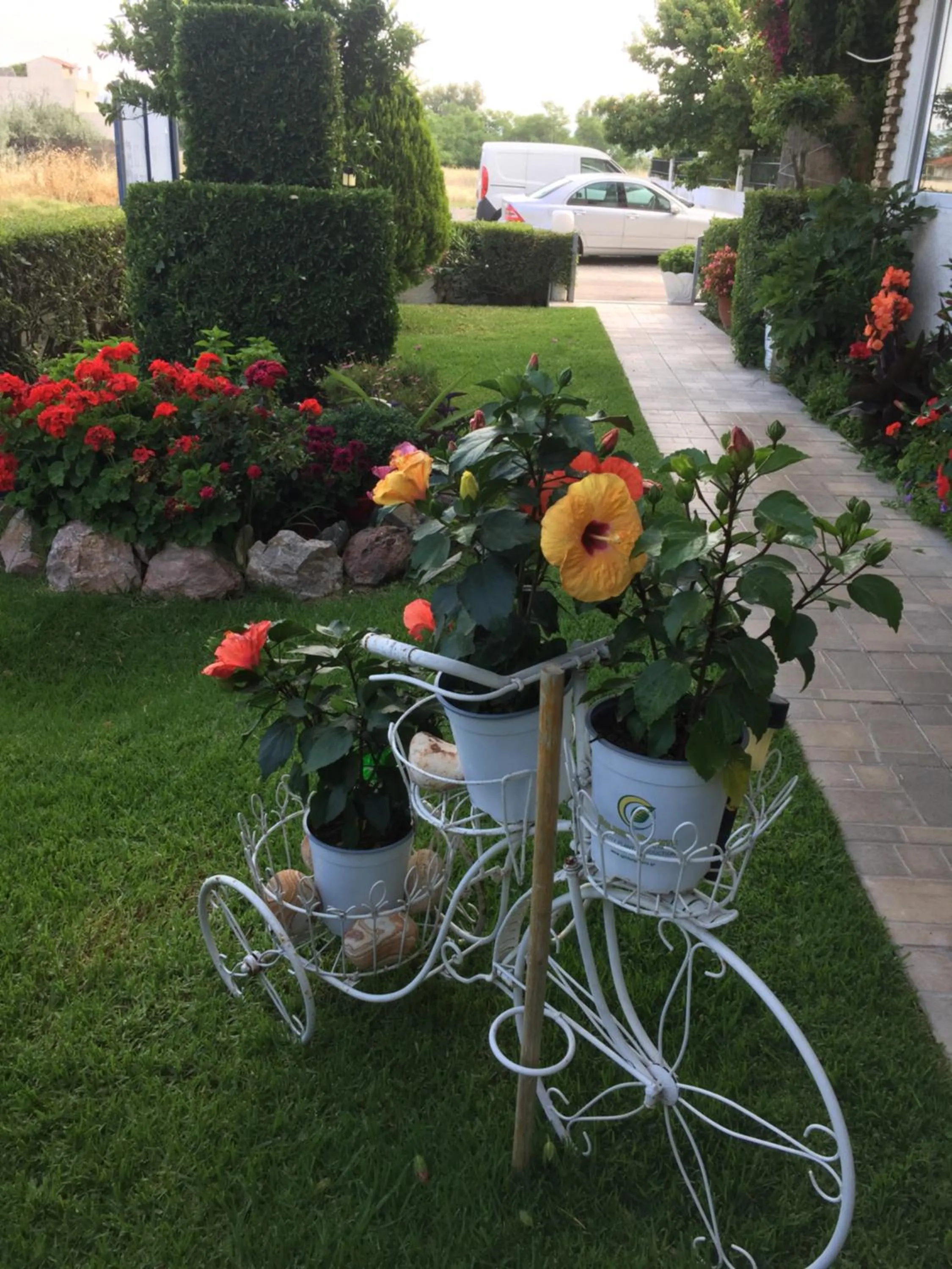 Patio in Chaliotis Apartments