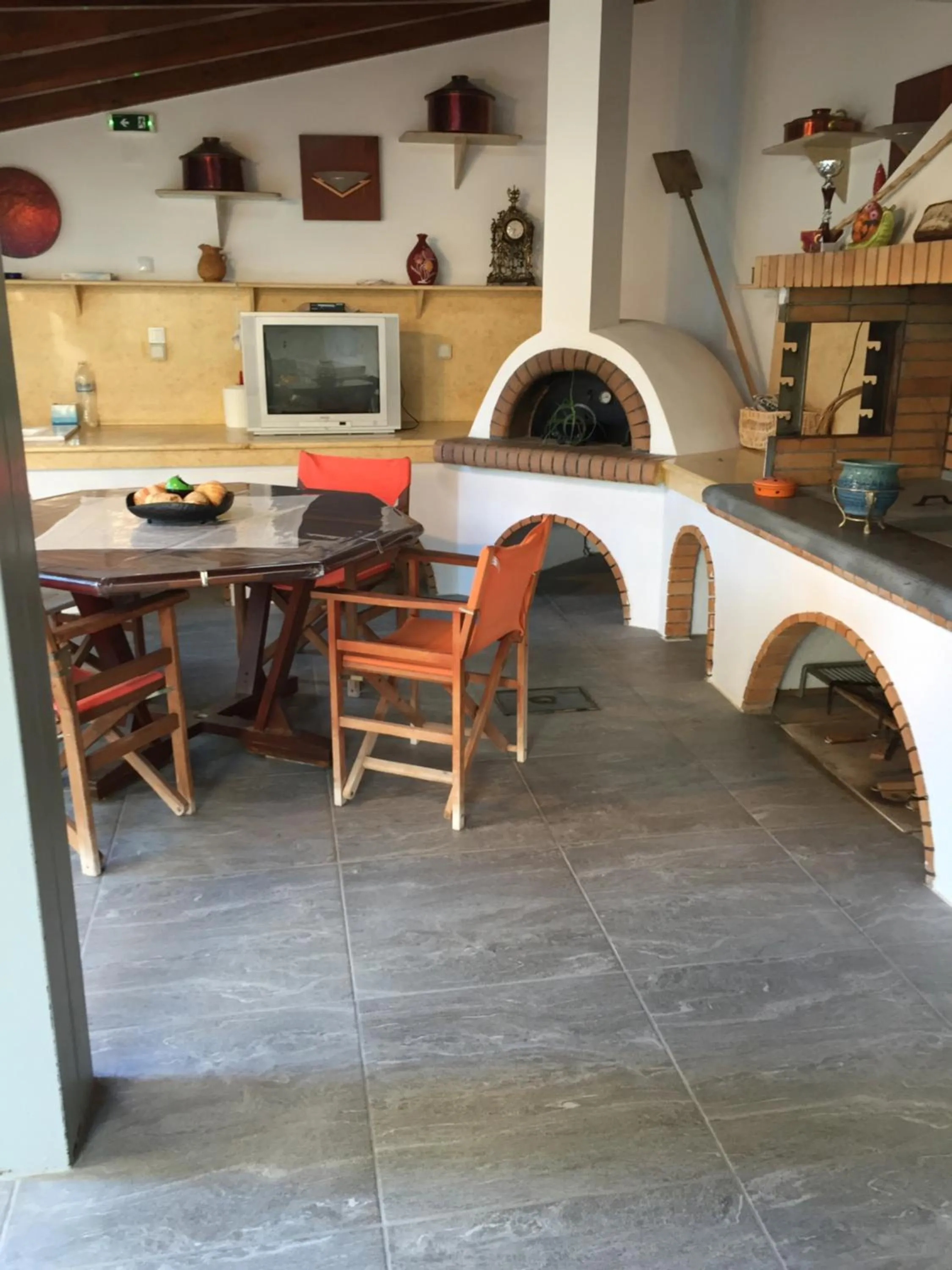 BBQ facilities in Chaliotis Apartments