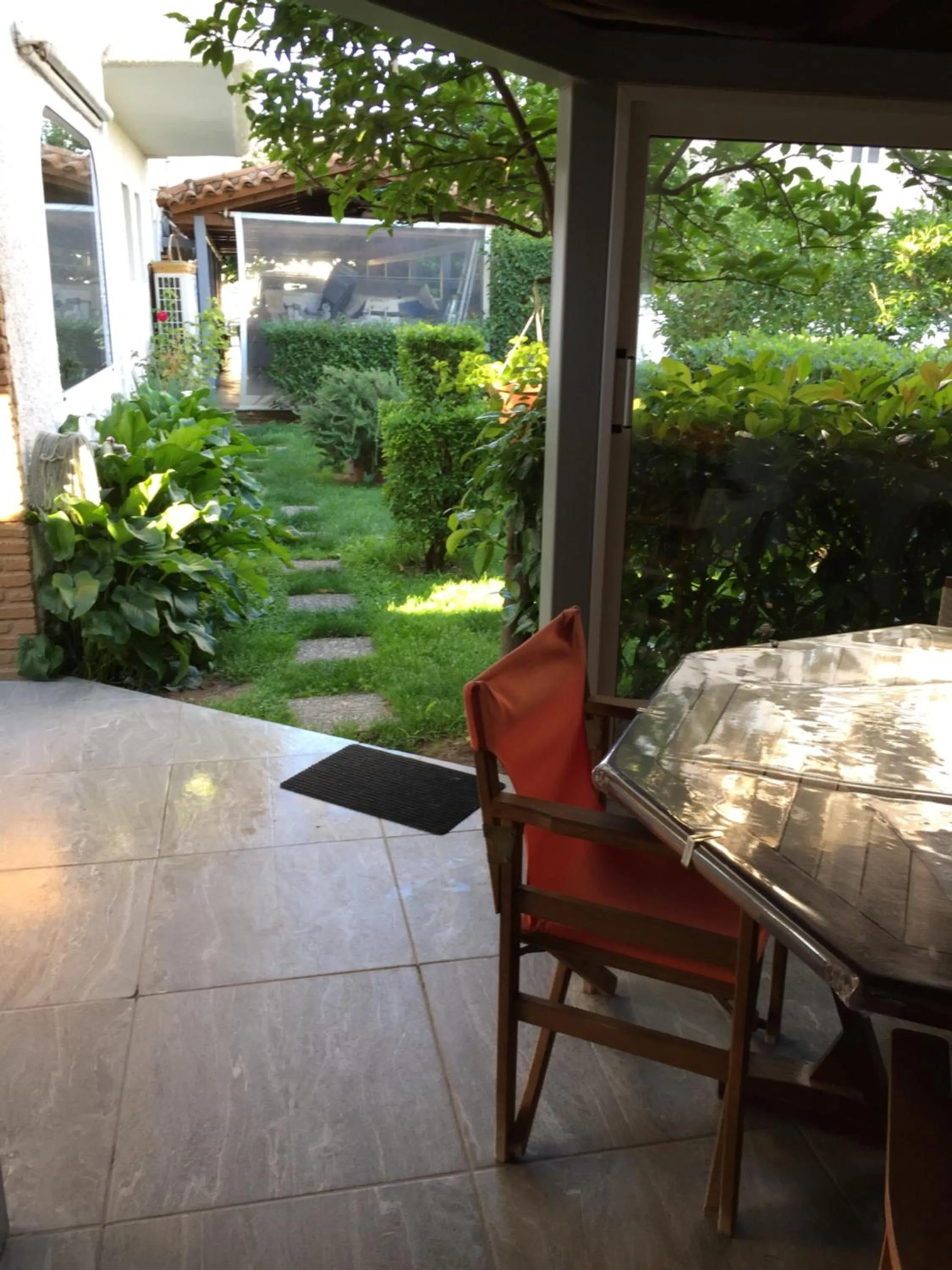 Patio in Chaliotis Apartments