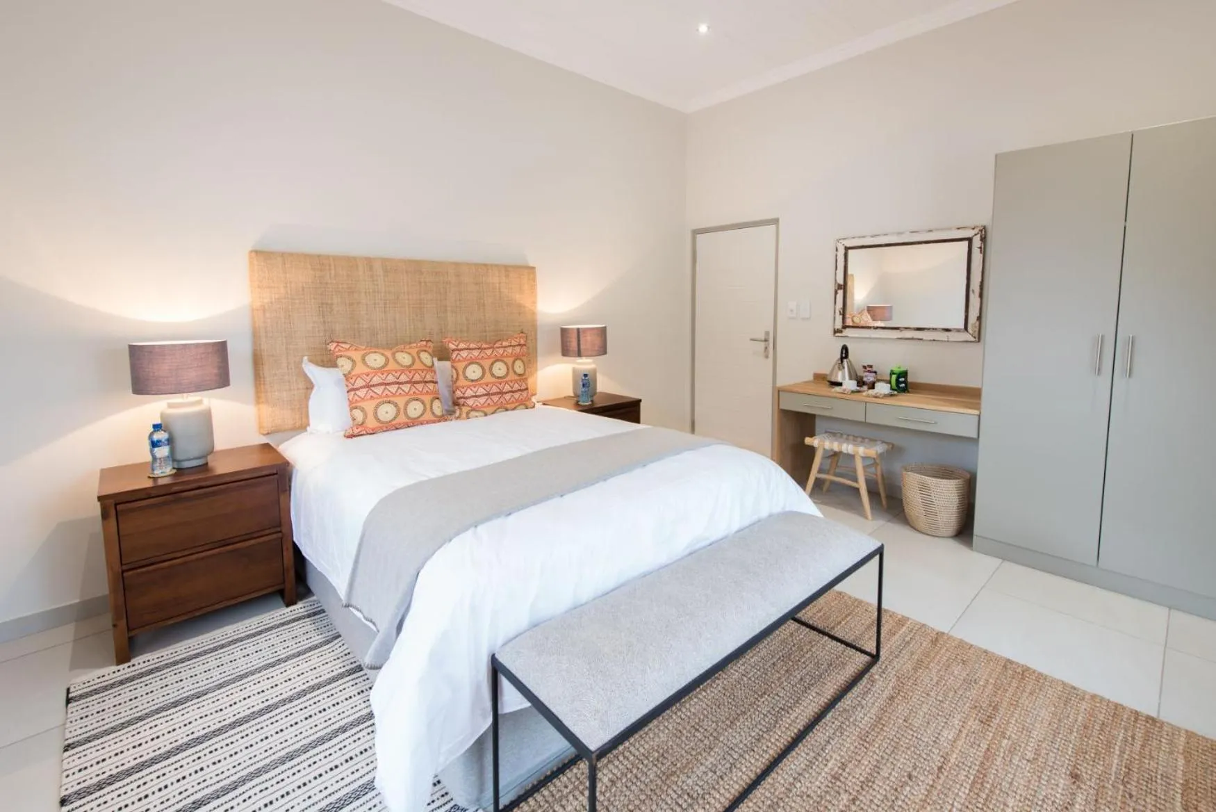 Bed in eKhaya Bush Lodge