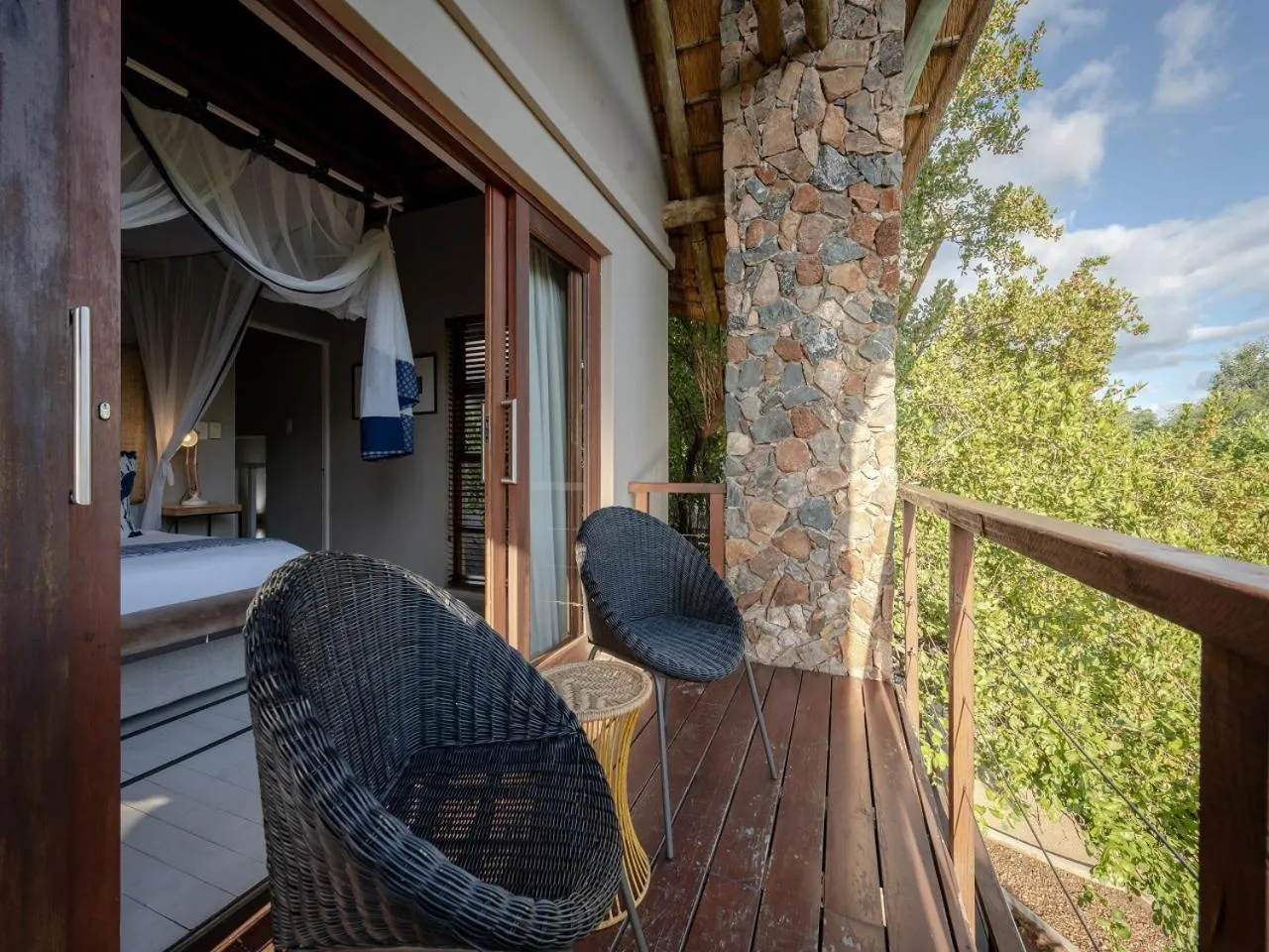 Balcony/Terrace in eKhaya Bush Lodge