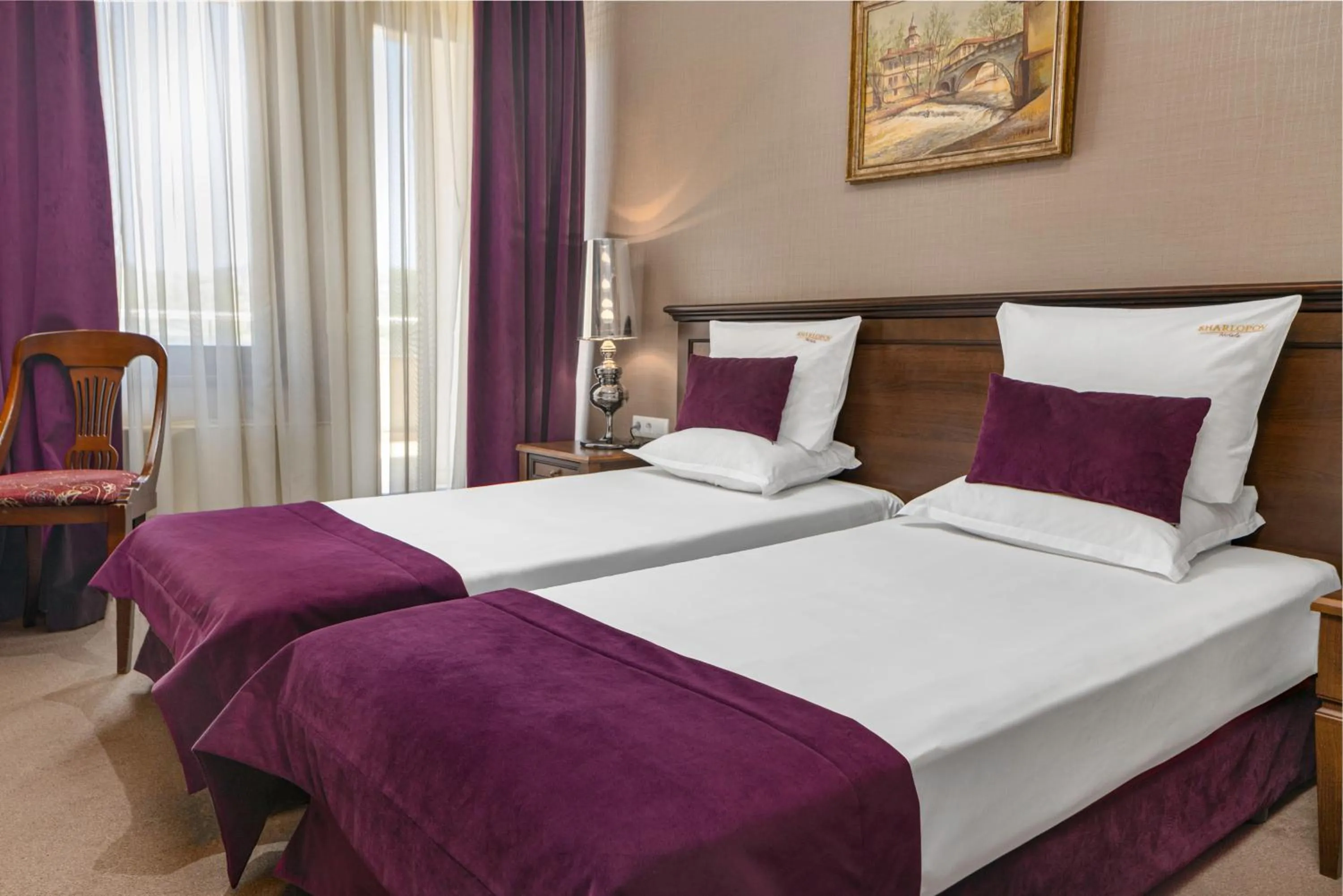 Bed in Yantra Grand Hotel