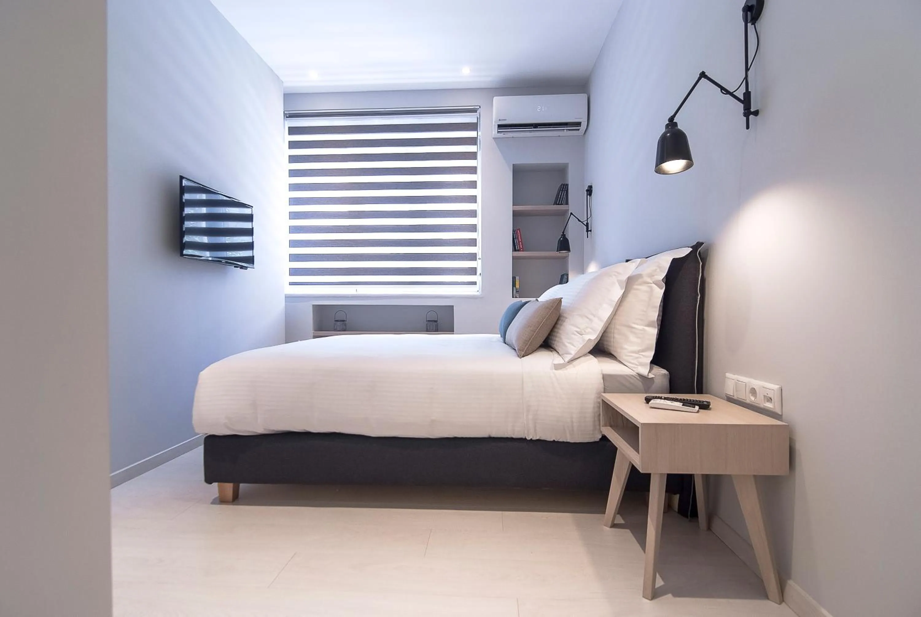 Bed in Acropolis Stay