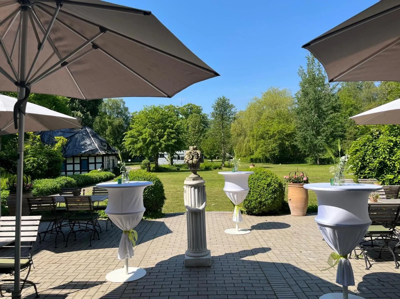Garden view in Hotel Zollhaus