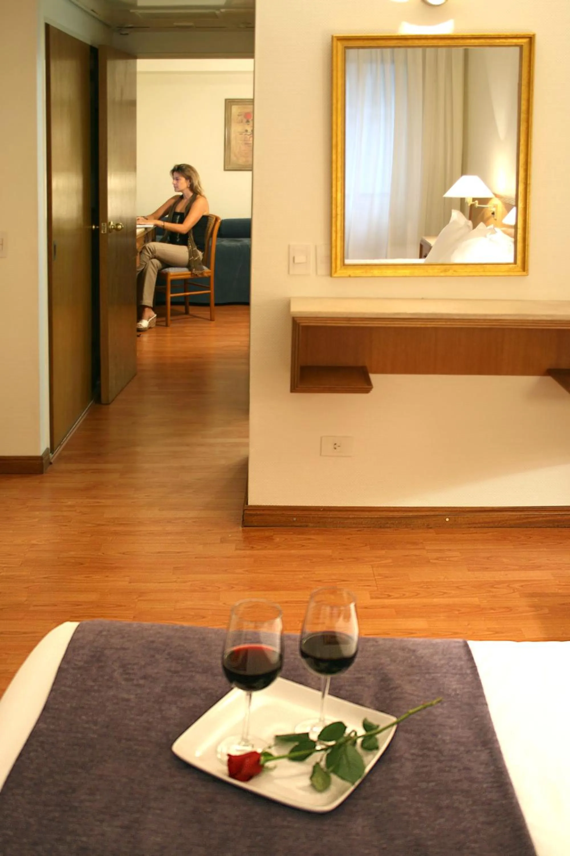 Decorative detail, Bed in Hotel Dolmen