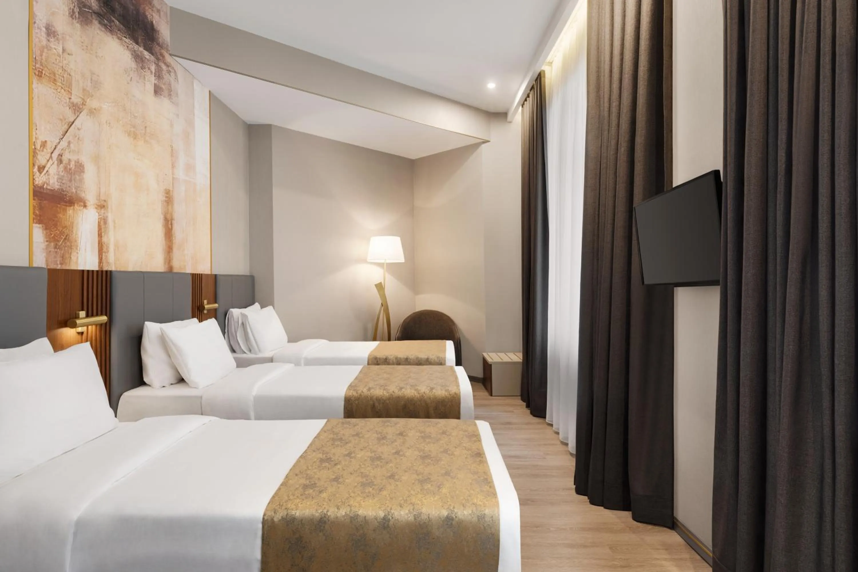 TV and multimedia, Bed in Tbilisi Chambers, Trademark Collection by Wyndham