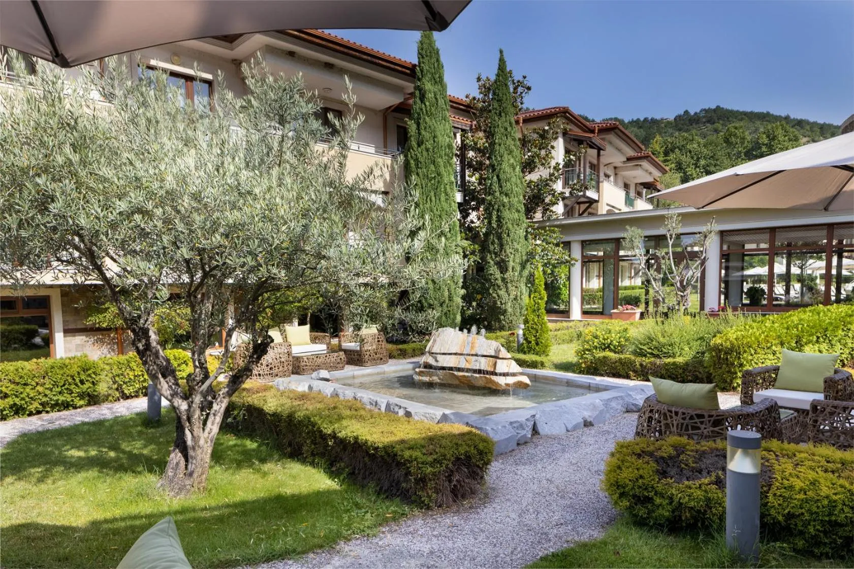 Patio in Pirin Park Hotel