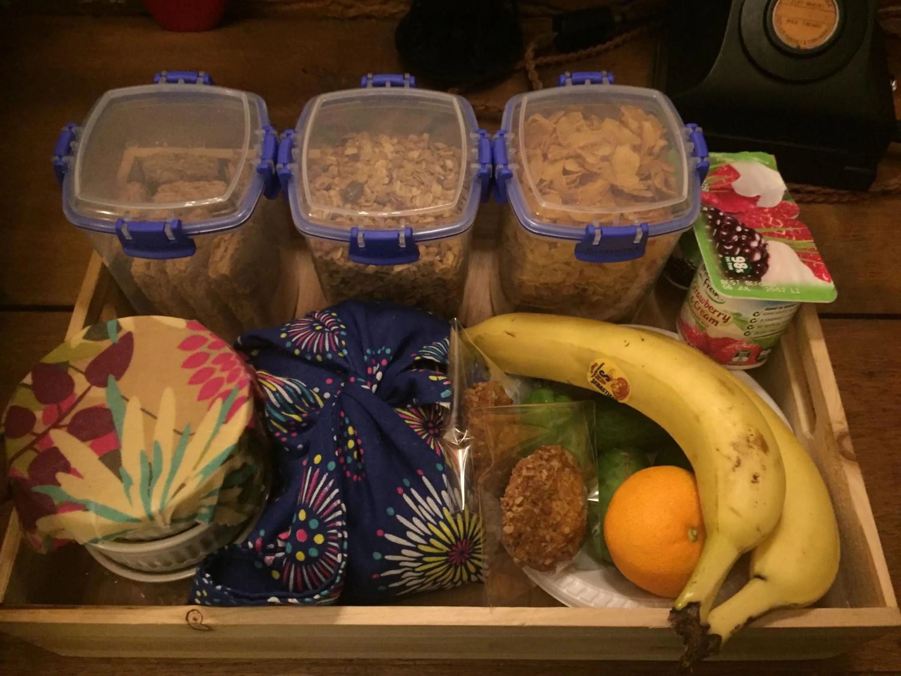 Continental breakfast in Walnut Lodge B&B