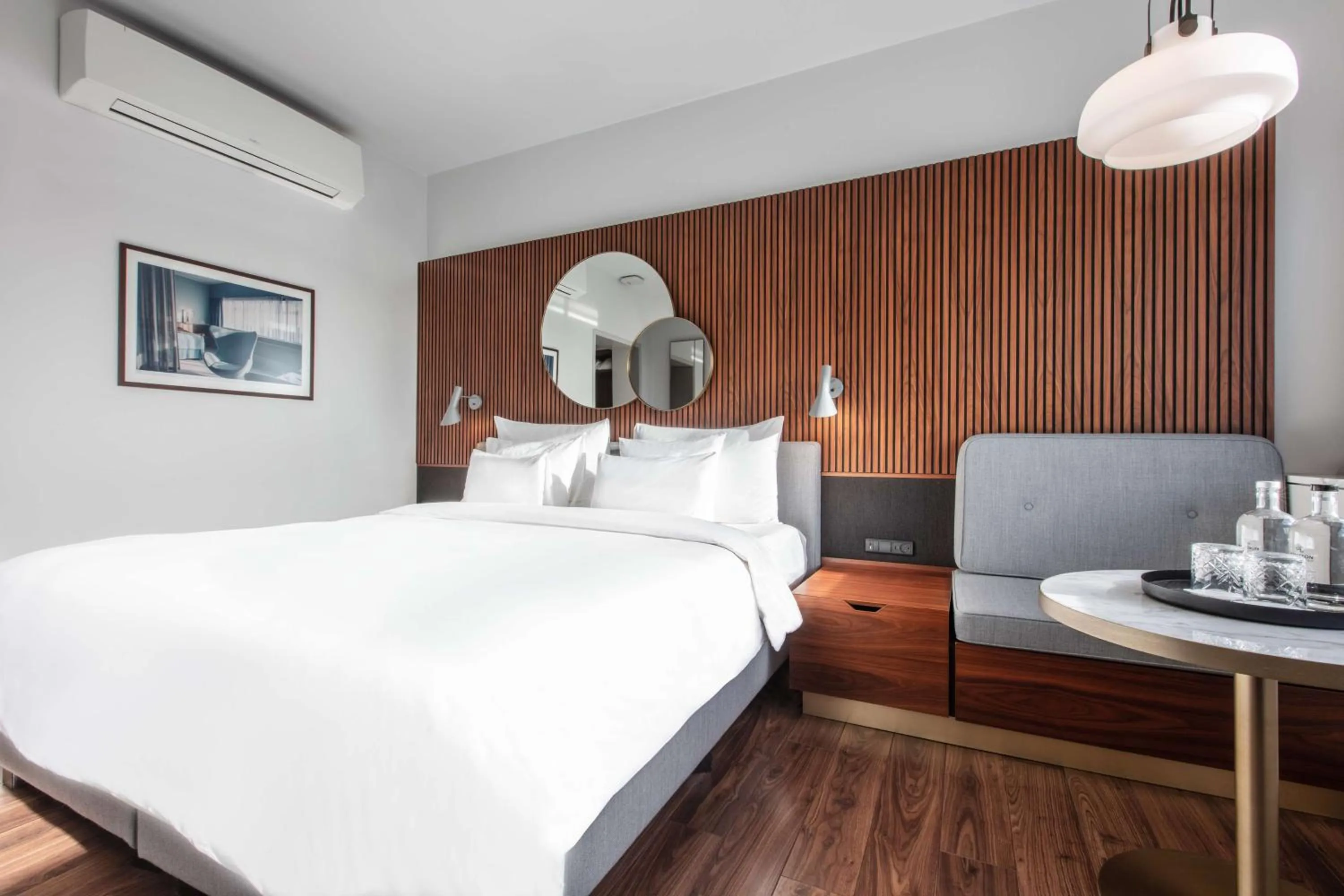 Seating area, Bed in Radisson Collection Royal Hotel, Copenhagen