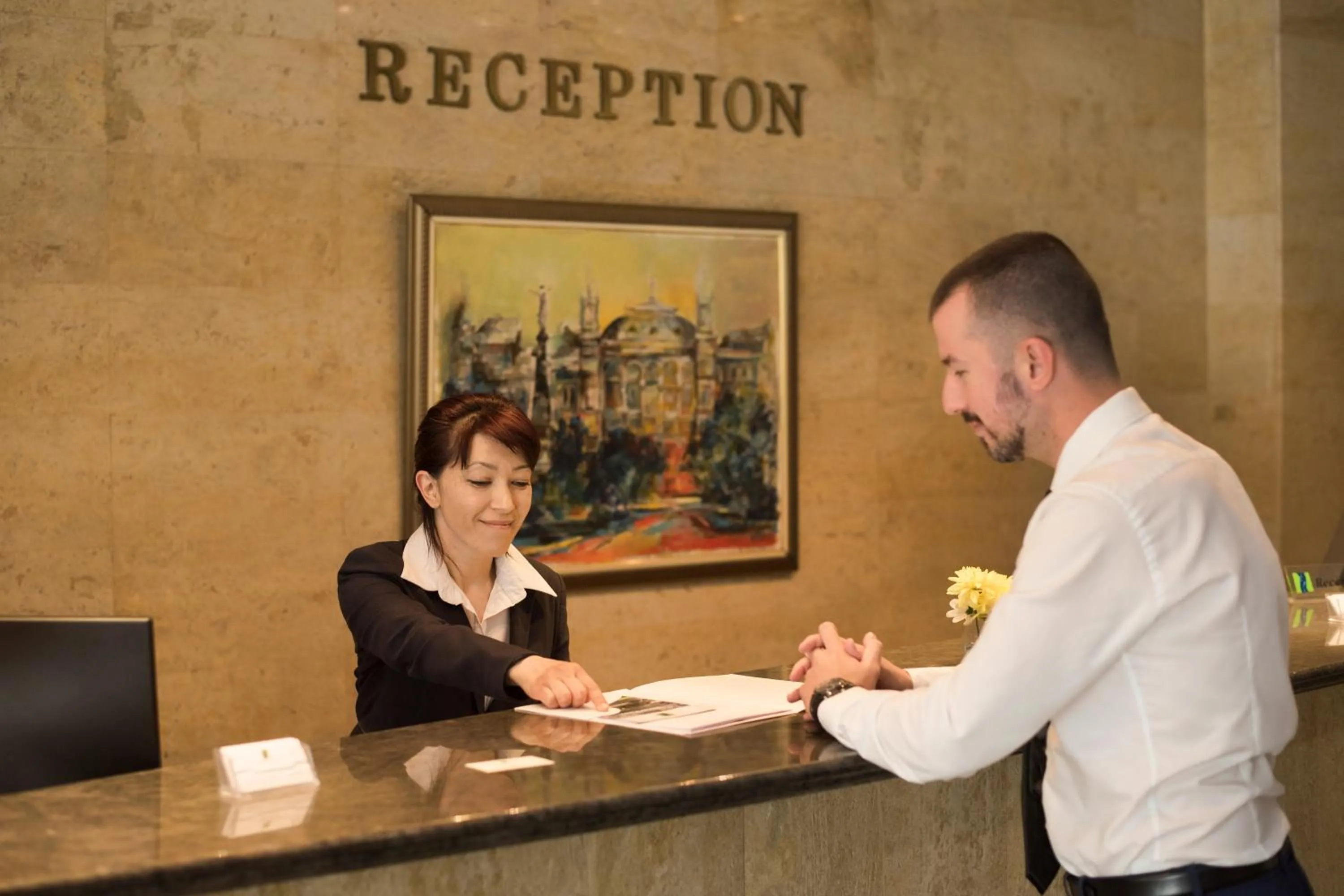 Staff in Dunav Plaza Hotel