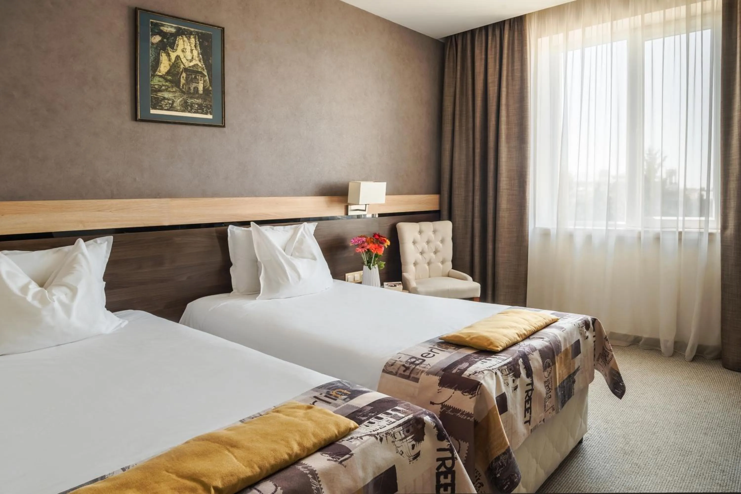 Bedroom, Bed in Dunav Plaza Hotel
