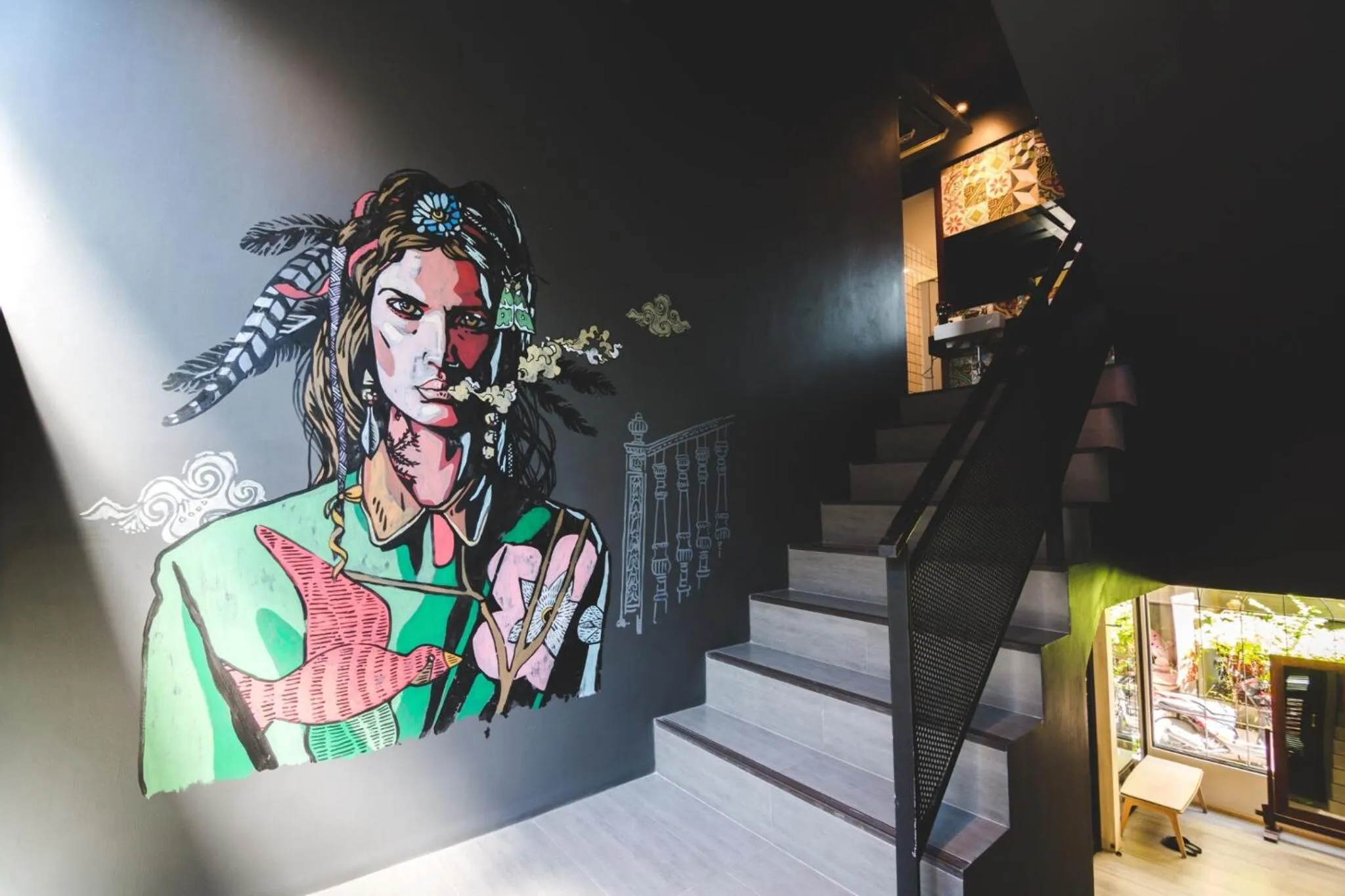 Decorative detail in Issara by D Hostel