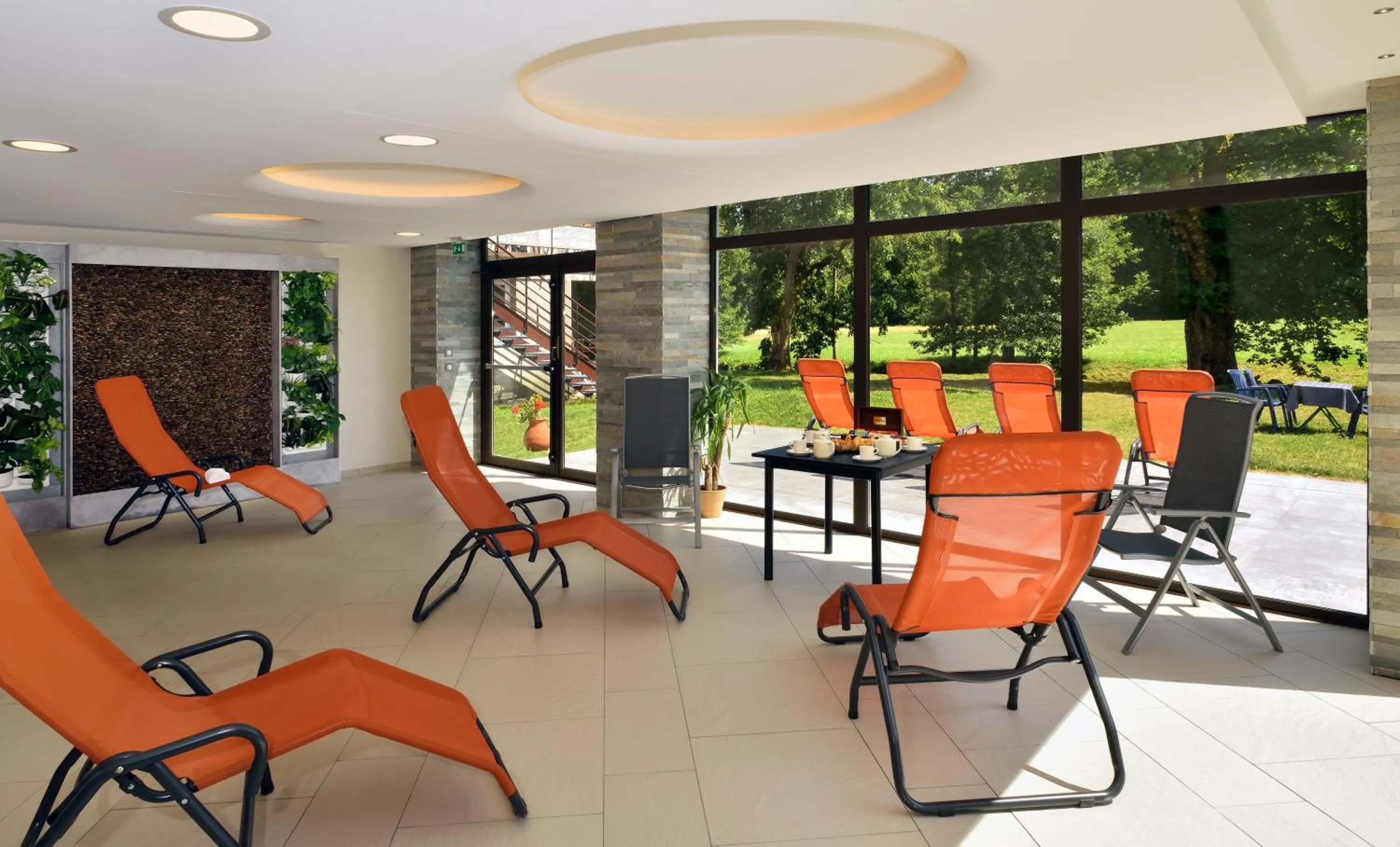 Sauna in Logis Hotel Des Vosges