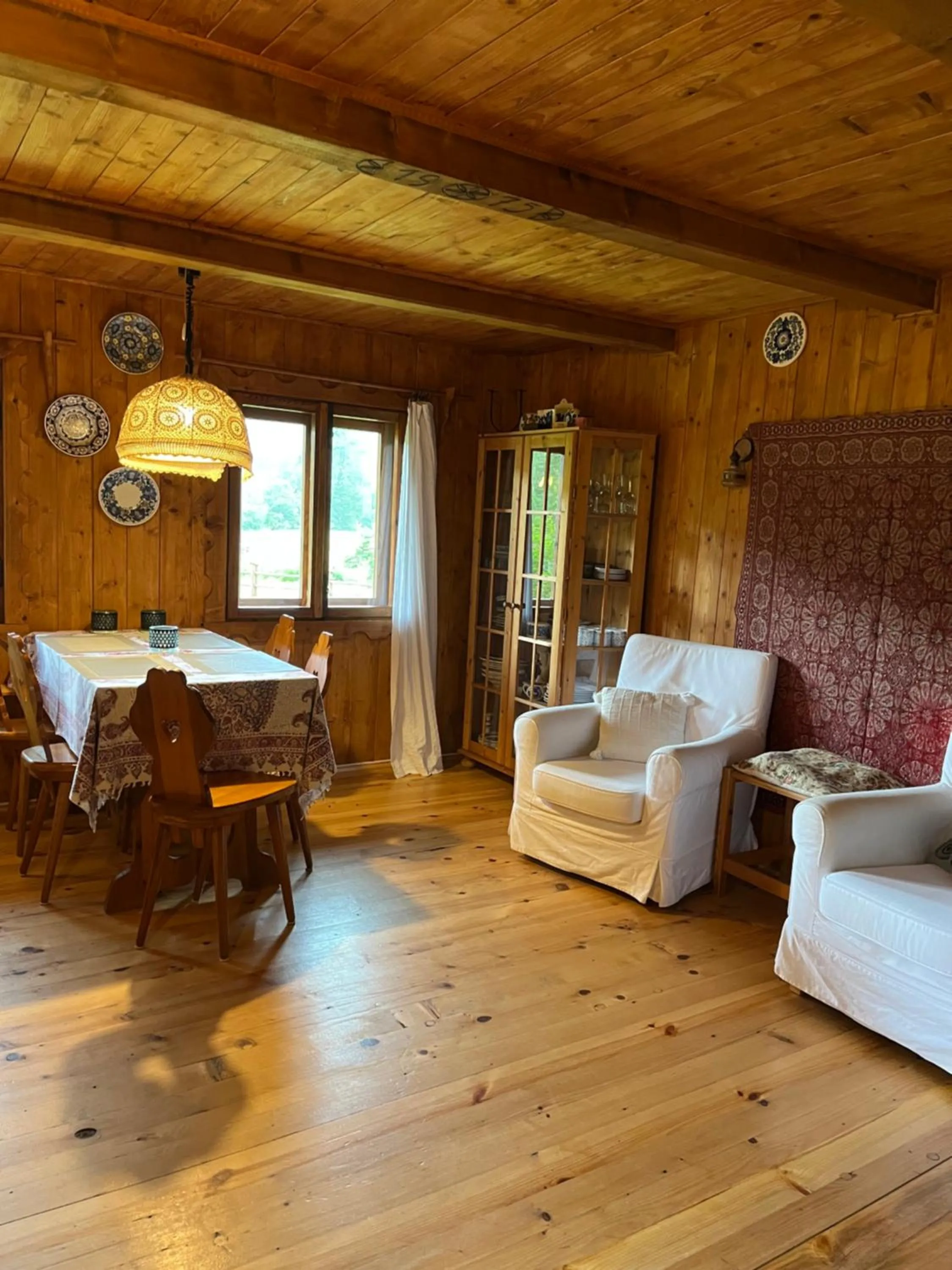 Living room in Drewniany Domek BB Nad Rzeką