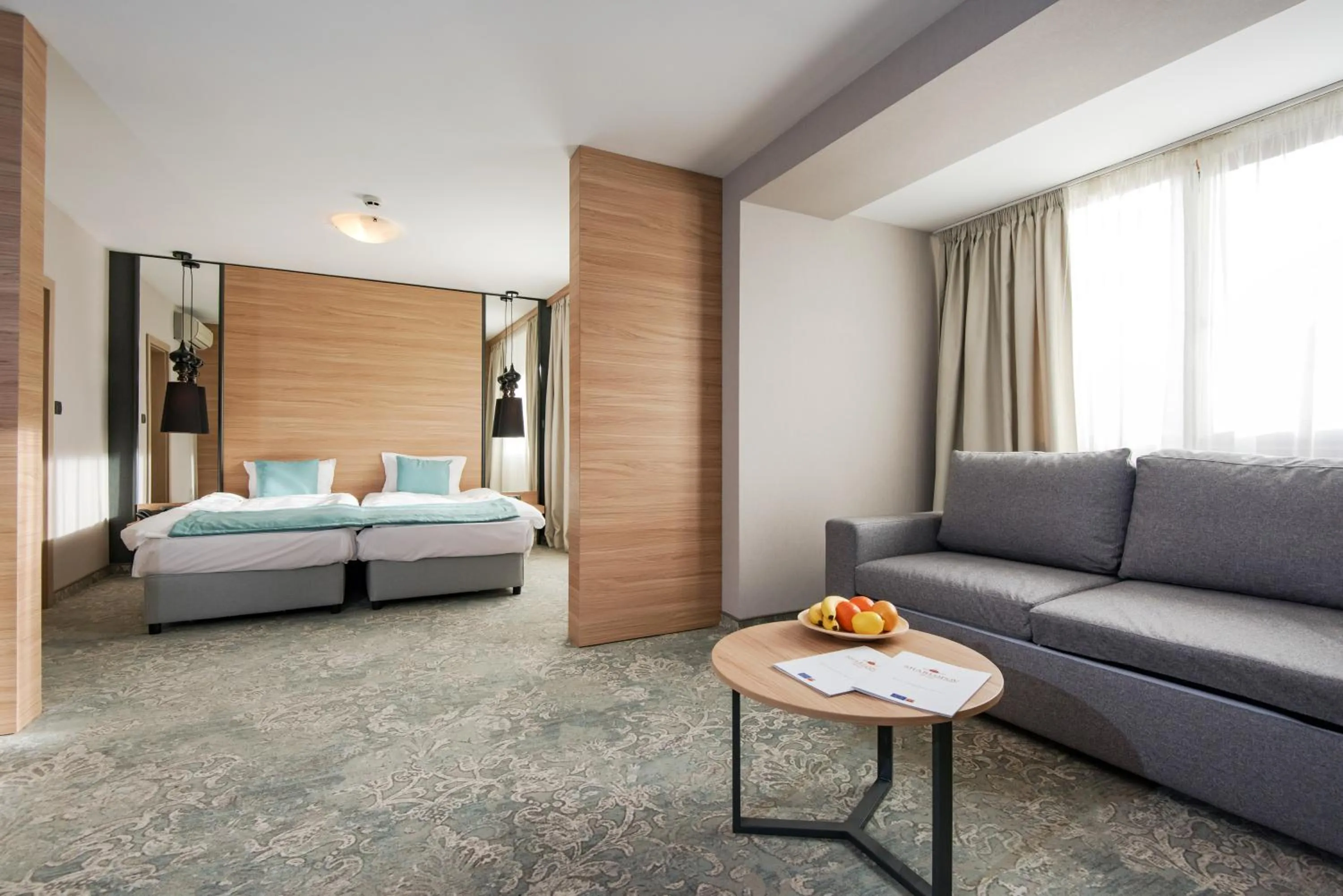 Bed in Devin Spa Hotel