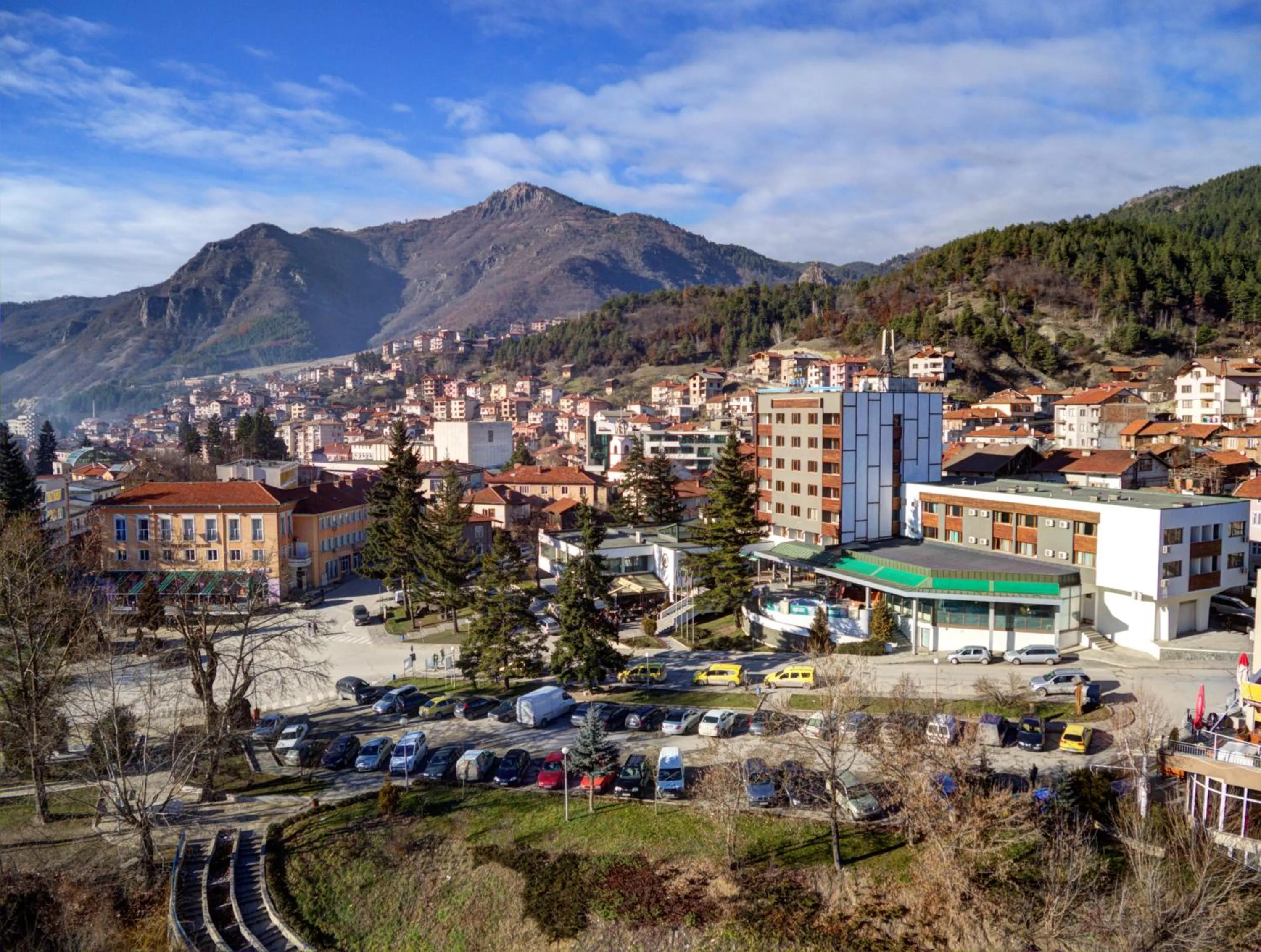 Bird's eye view in Devin Spa Hotel