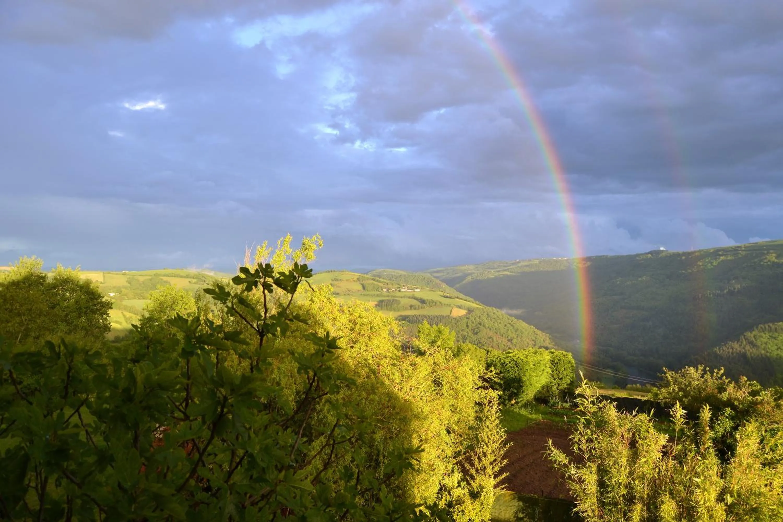 Mountain view in La Colline du Chat Perche