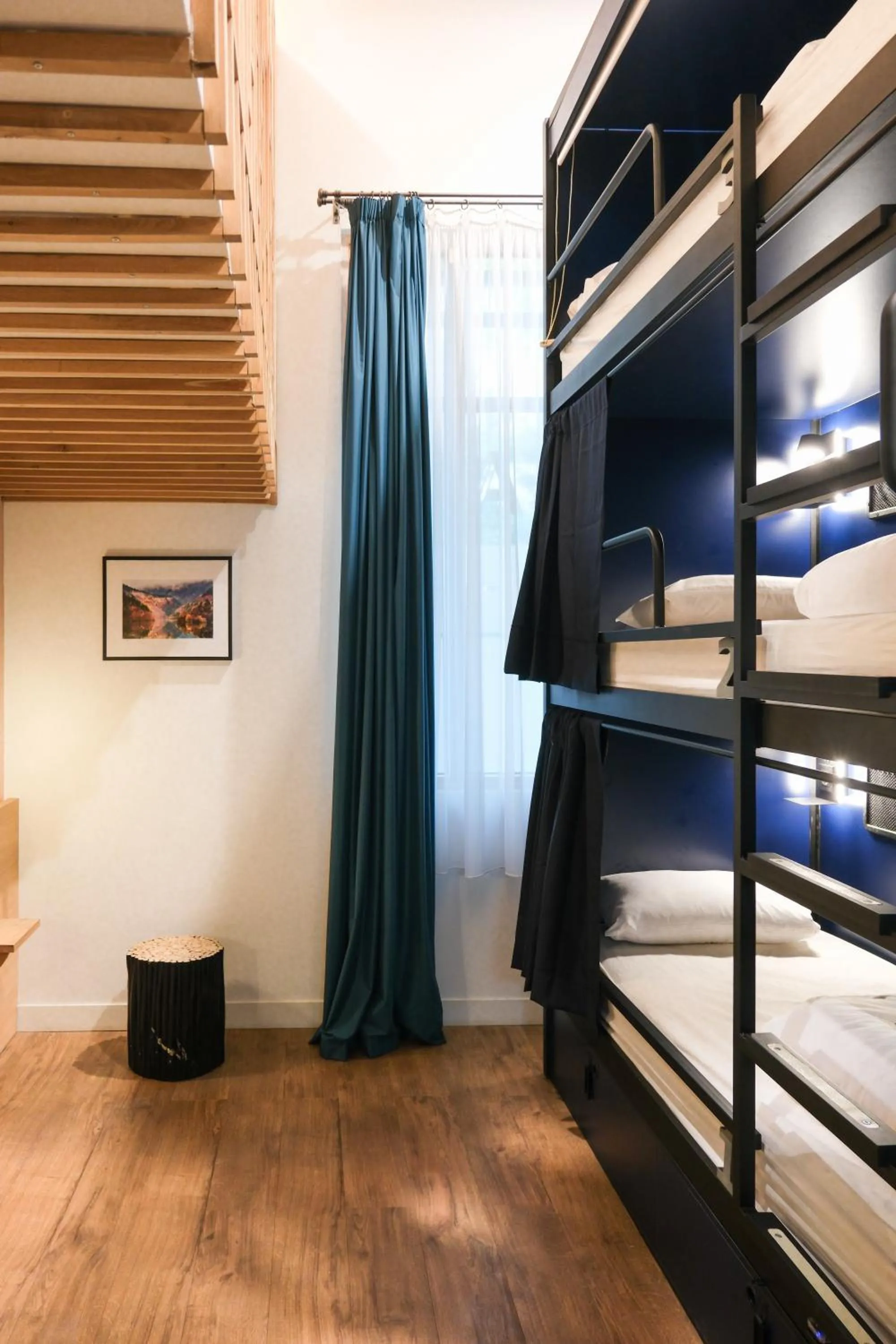 Photo of the whole room, Bed in Hotel The Playce by Happyculture