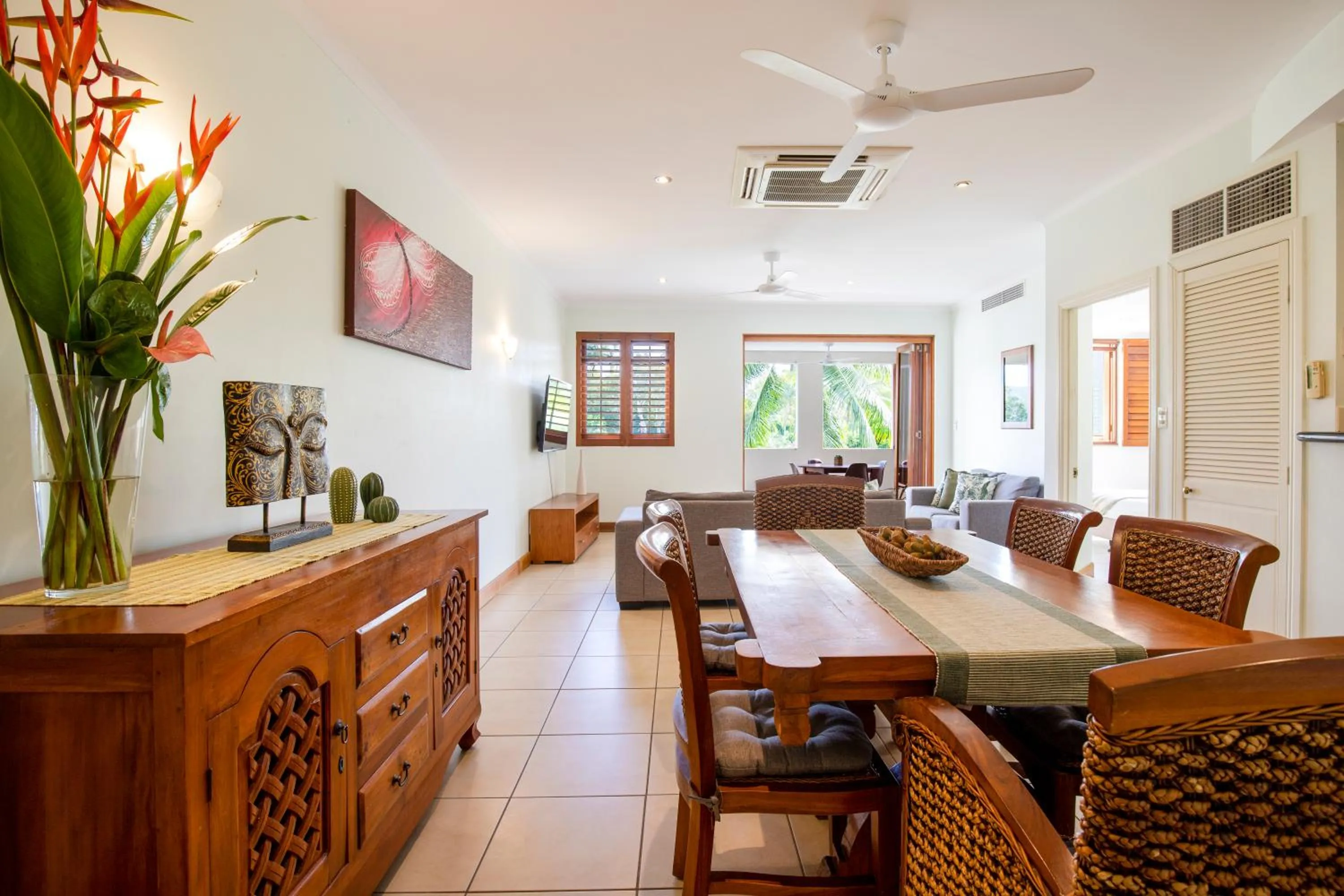 Living room in The Mediterranean Port Douglas