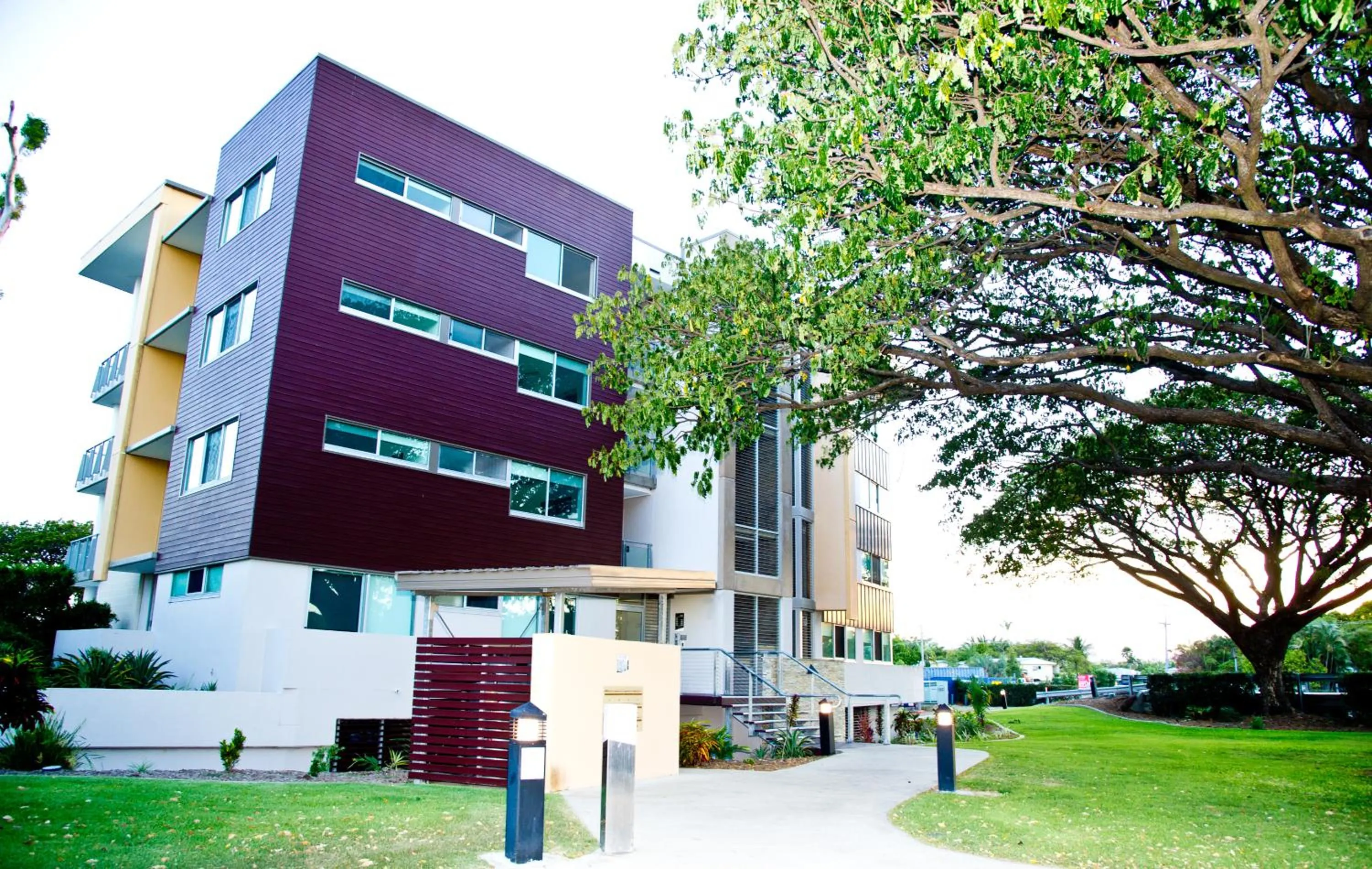 Garden view in Itara Apartments