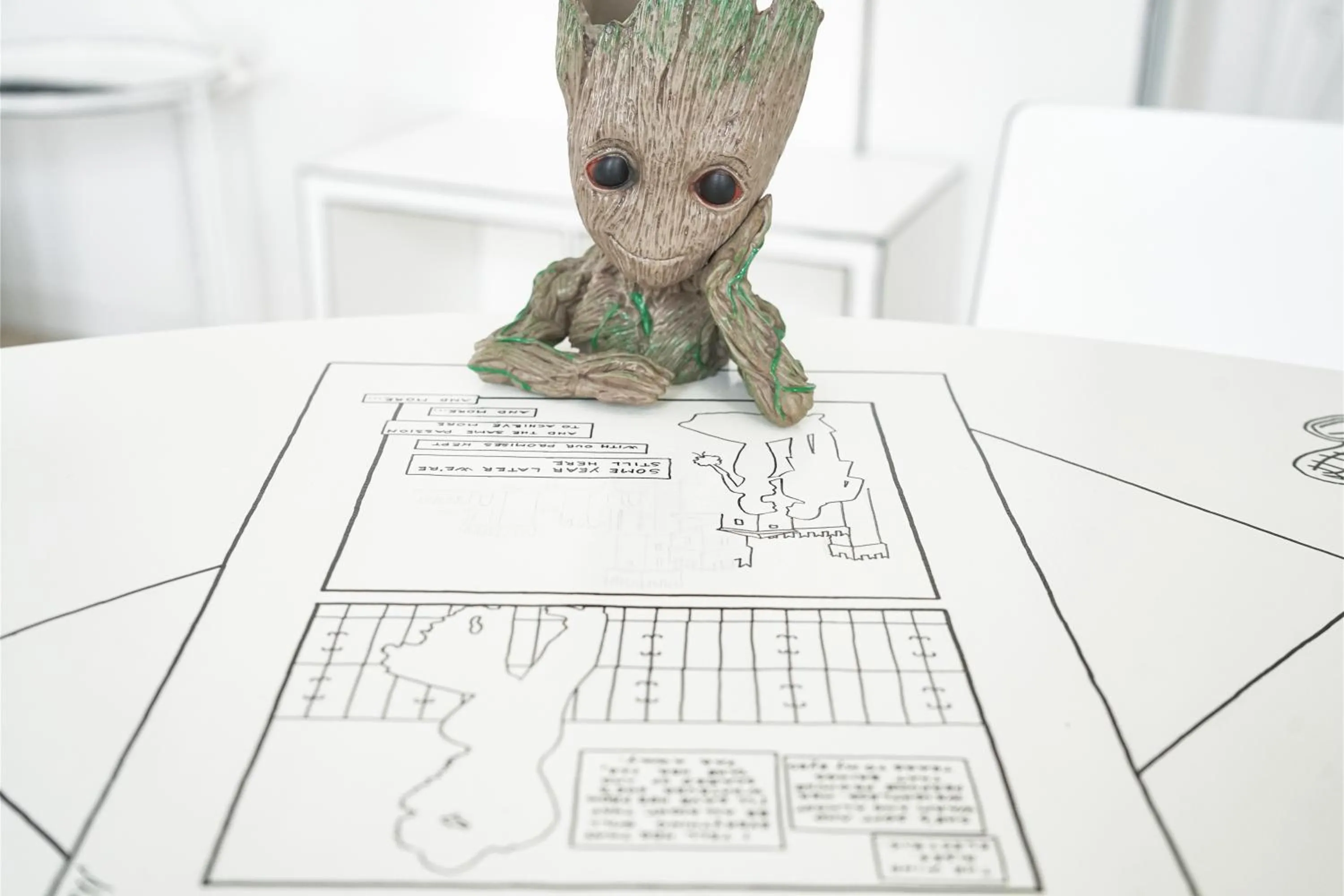 Decorative detail in BB SharingLoft Sirmione