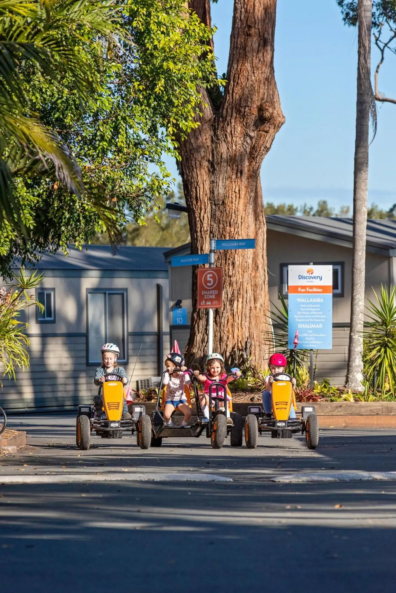 Cycling in Discovery Parks - Forster