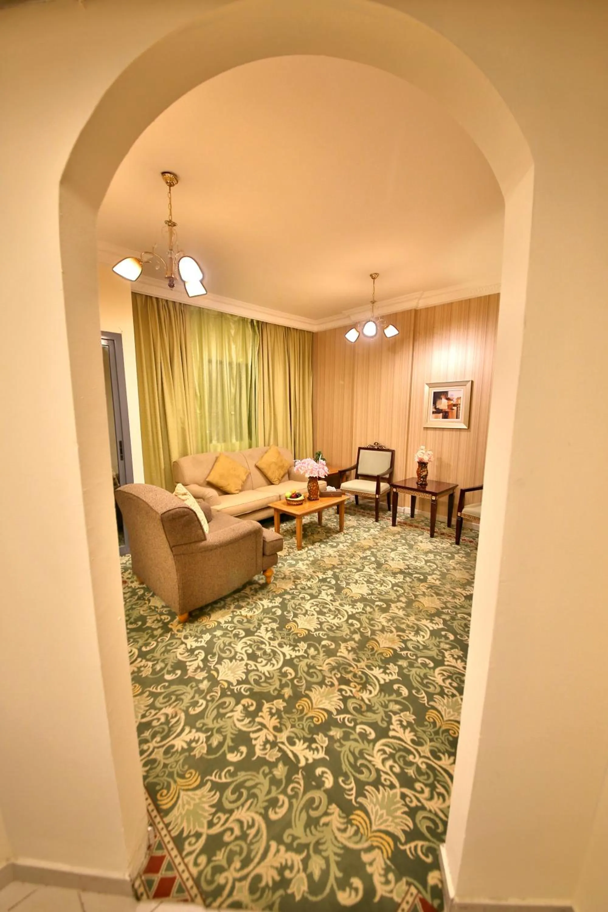 Living room in Midtown Furnished Apartments