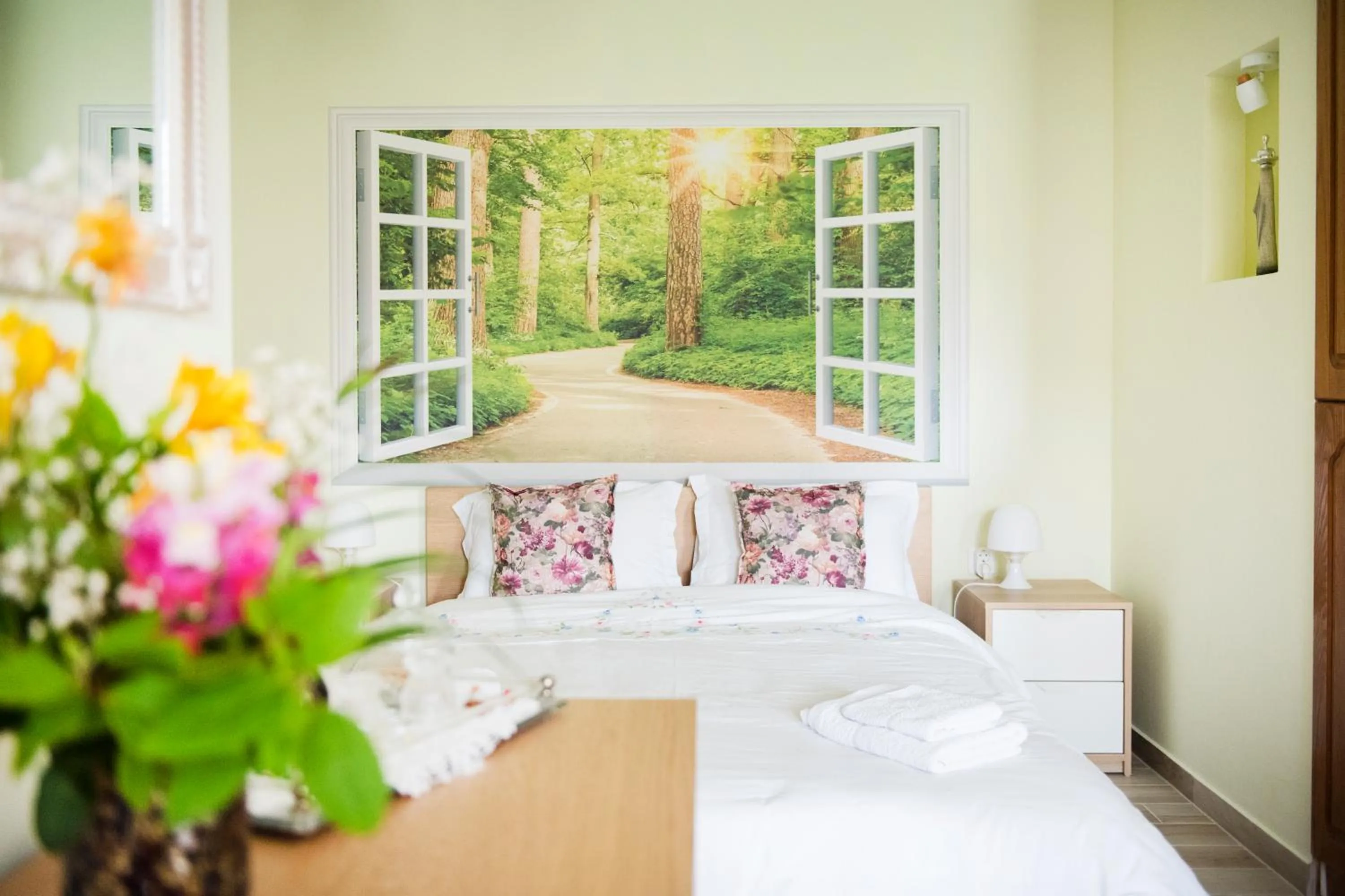 Bed in Natalie Apartments