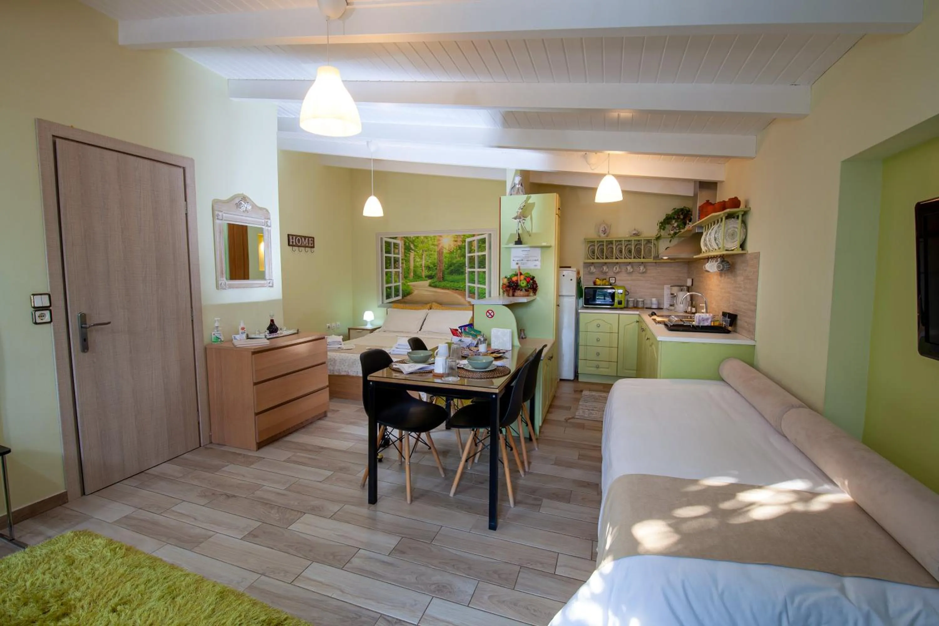 Bed in Natalie Apartments