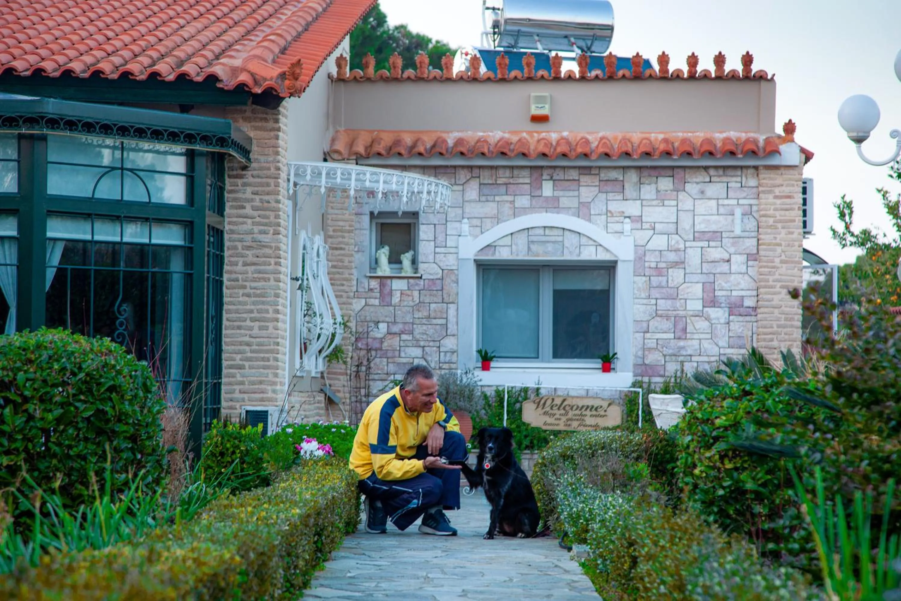 Garden view in Natalie Apartments