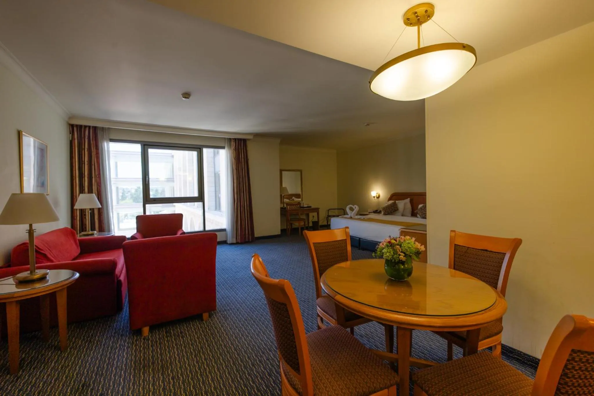 Living room in Grand Court Hotel