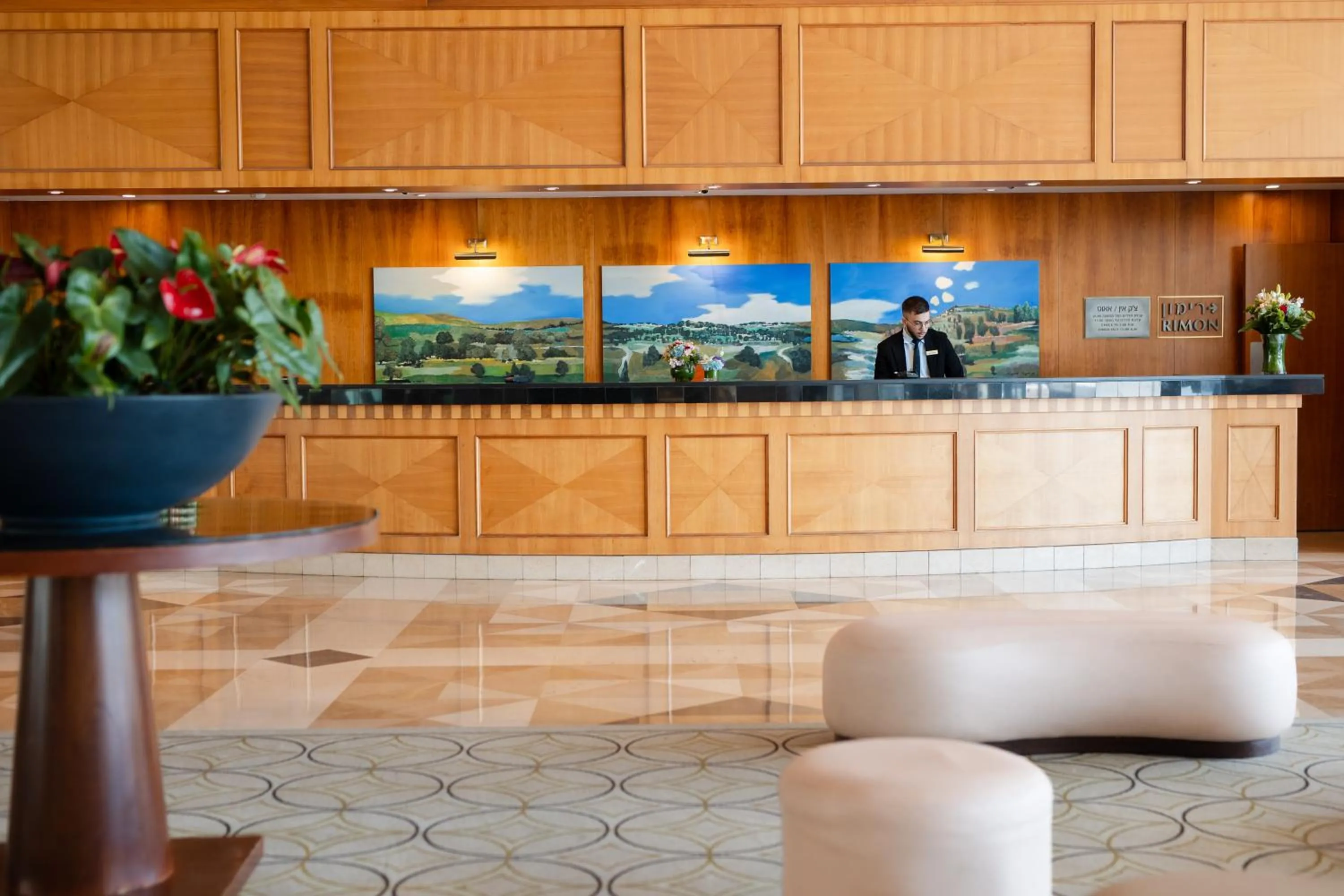 Lobby or reception in Grand Court Hotel