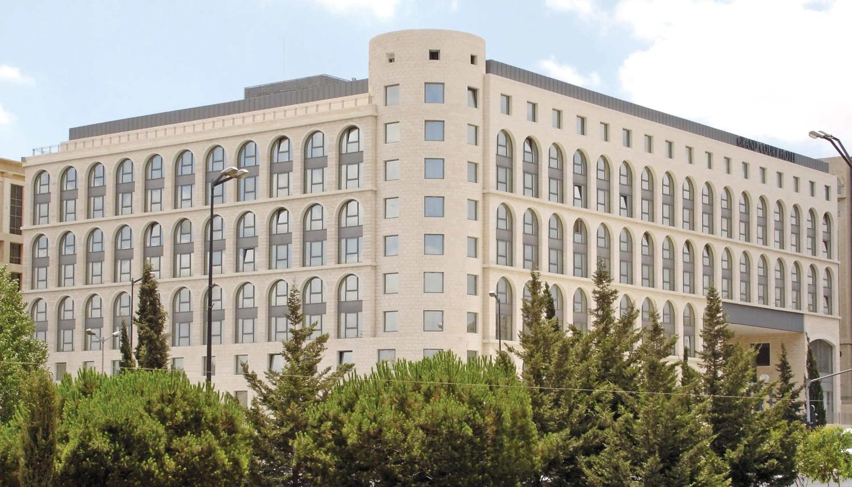 Facade/entrance in Grand Court Hotel