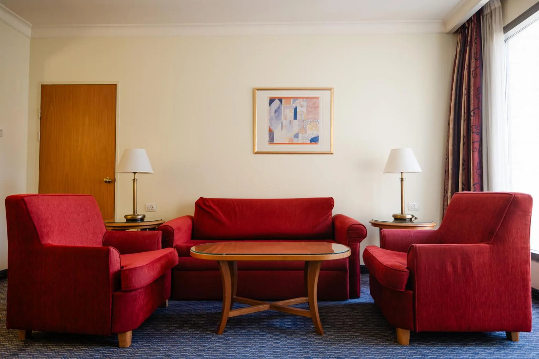 Living room in Grand Court Hotel