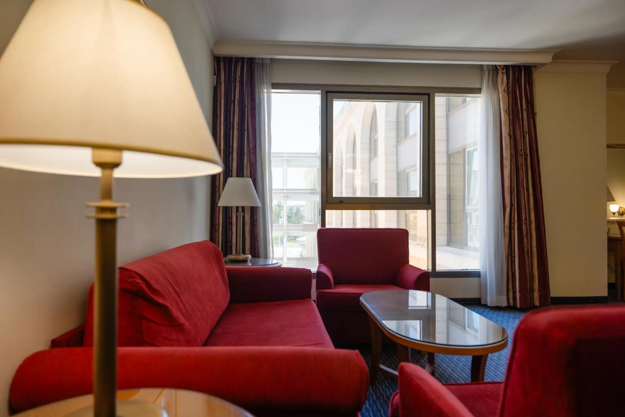 Living room in Grand Court Hotel