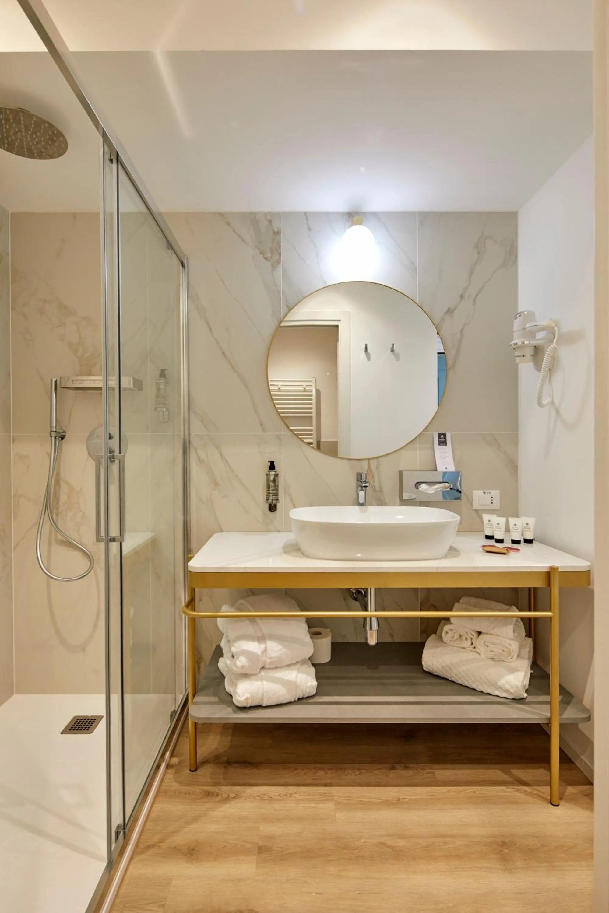 Shower in Riva Palace Hotel