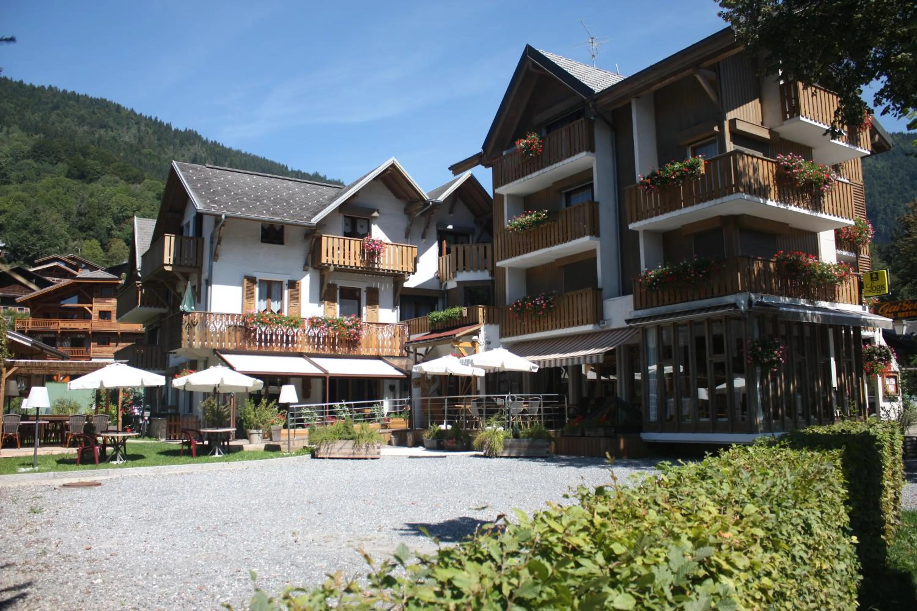 Property building in Logis Hotel Gai Soleil