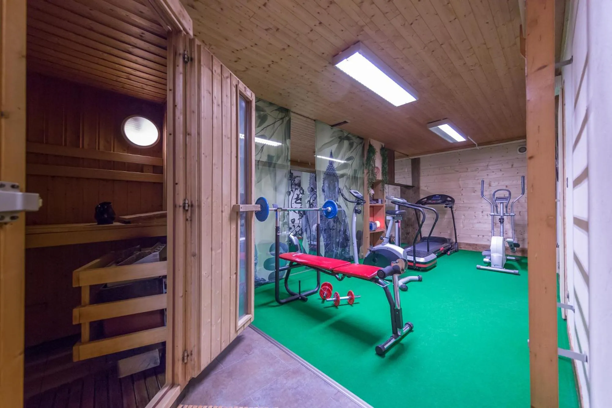 Sauna in Logis Hotel Gai Soleil