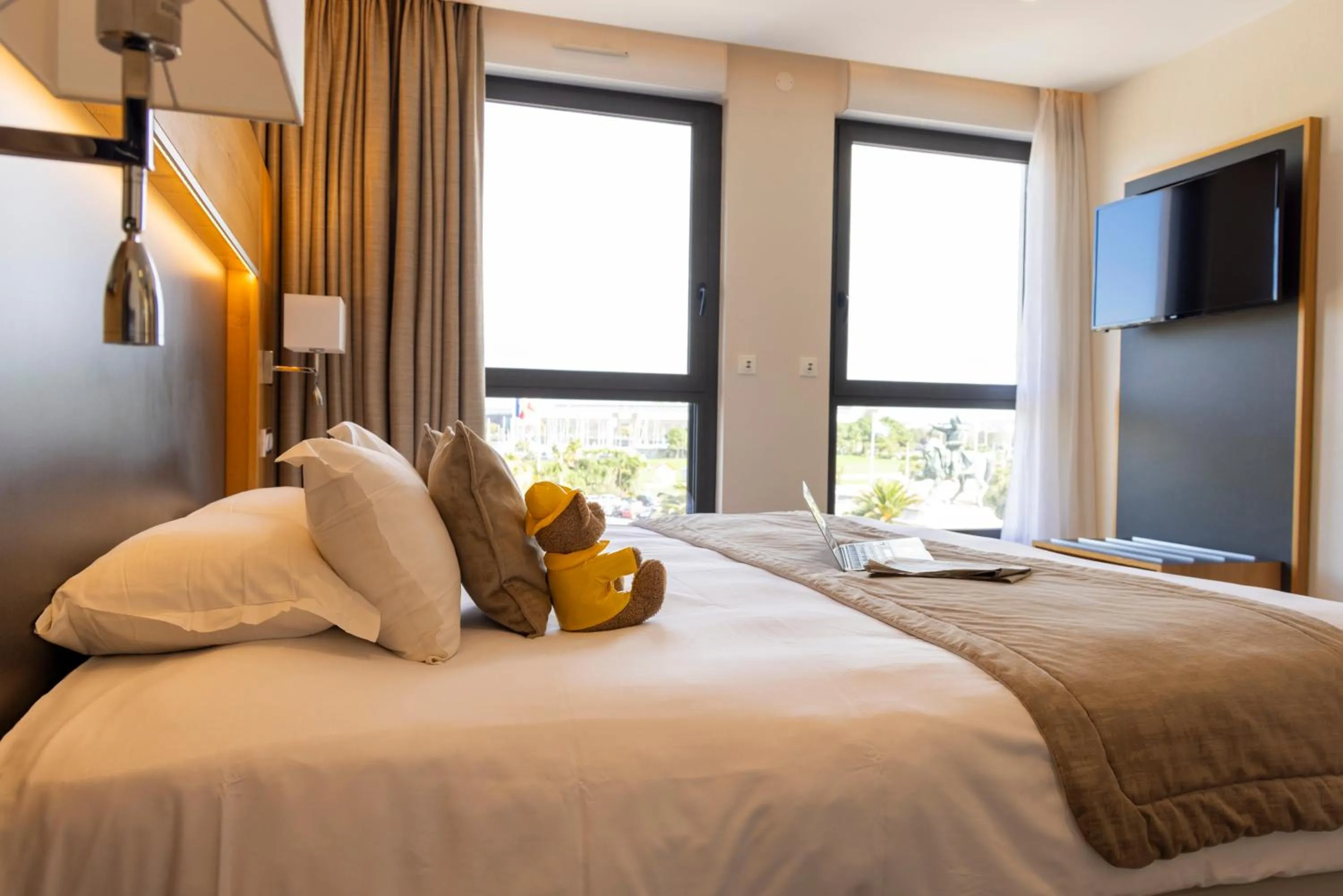 Bed in Hotel Le Cercle