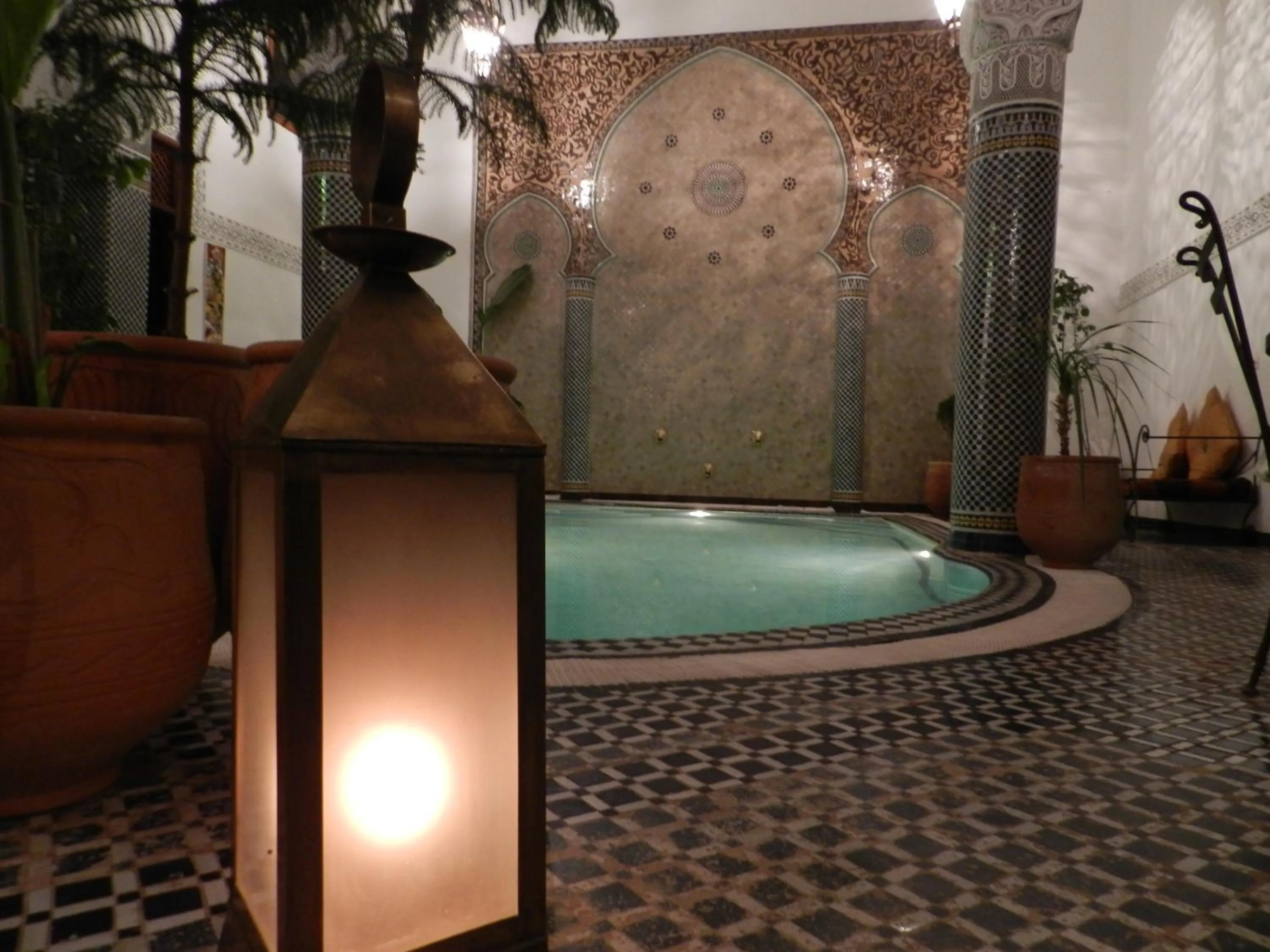 Decorative detail in Riad Jamaï