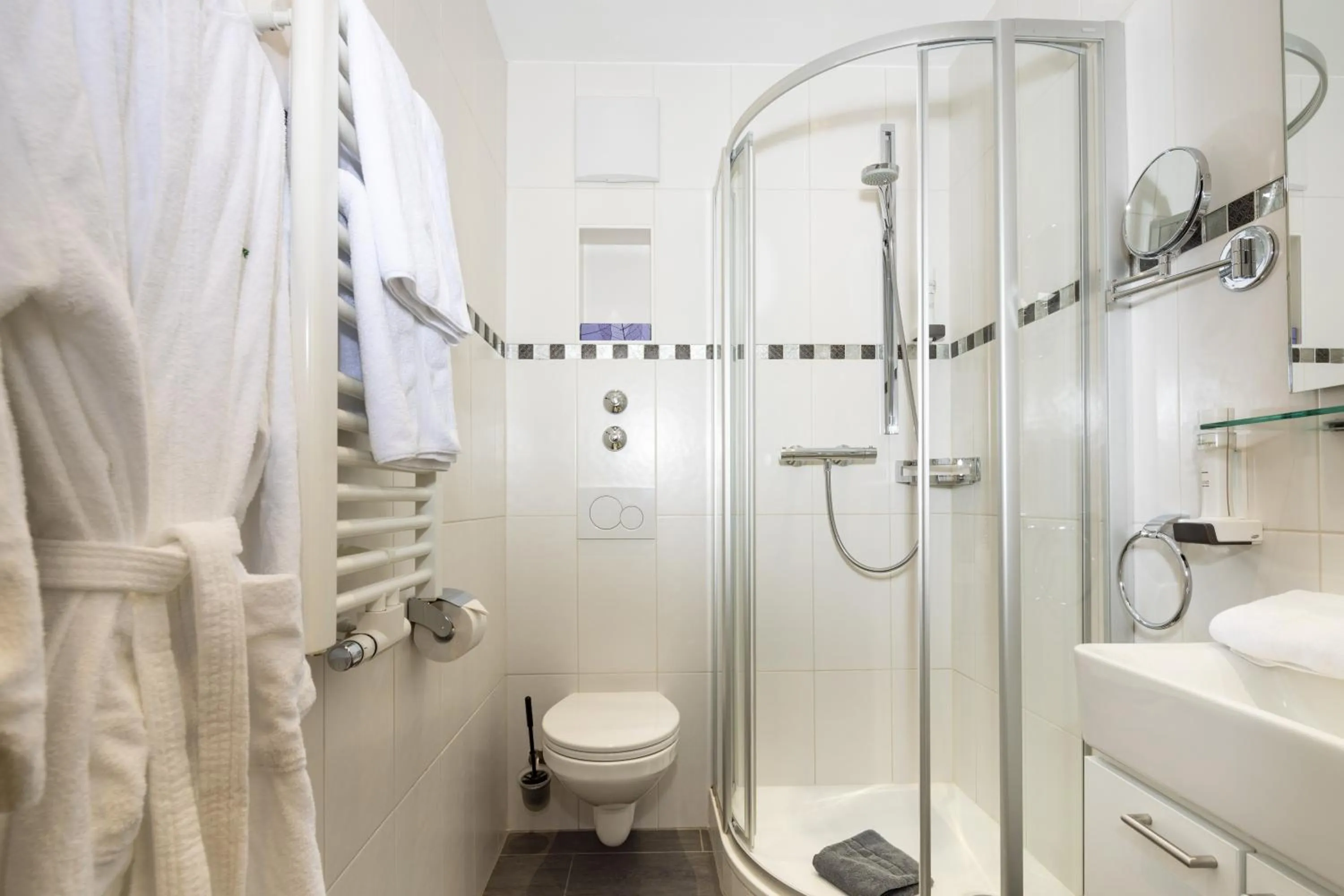 Bathroom in Hotel Gruenberger