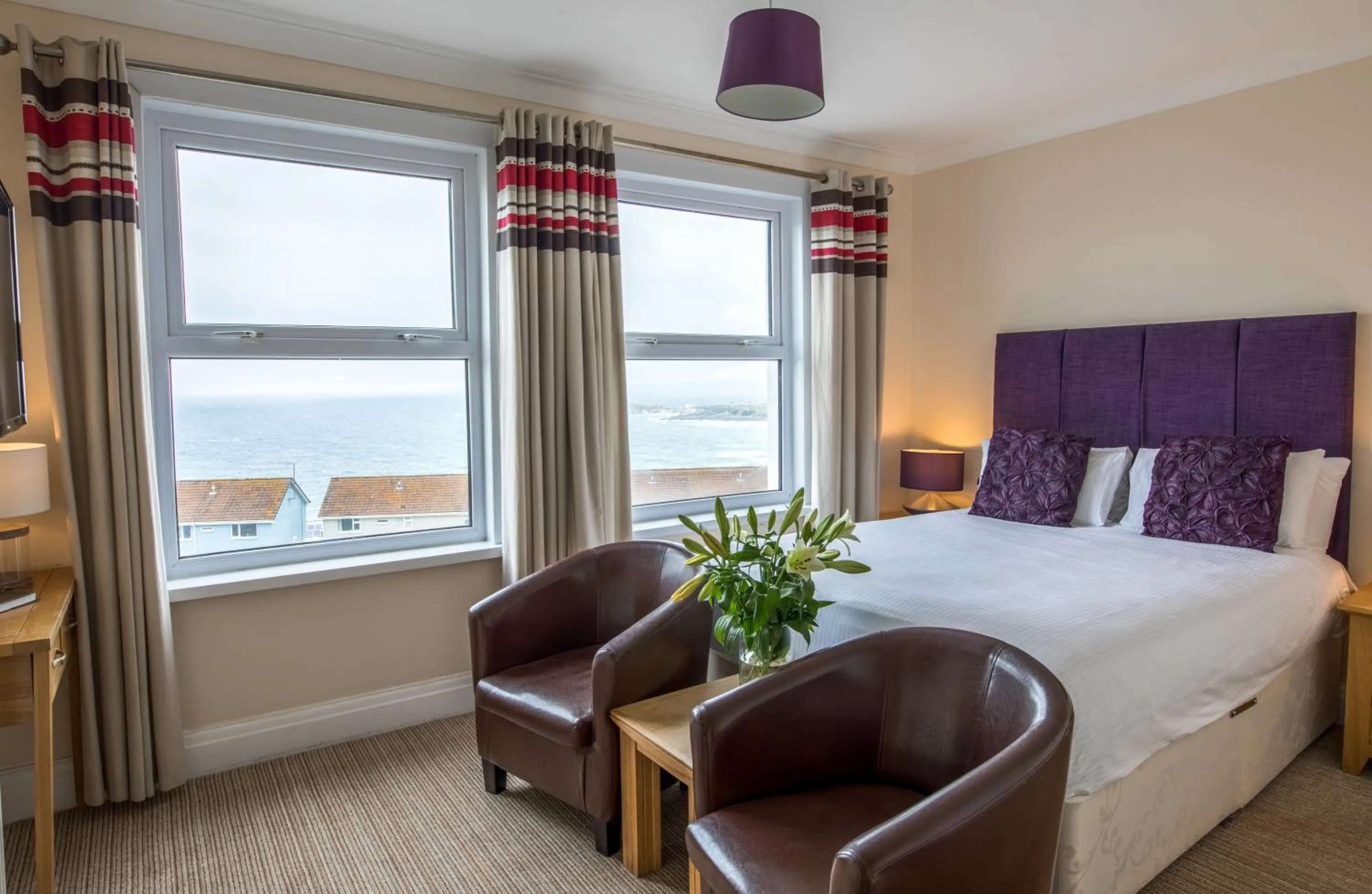 Photo of the whole room, Bed in Pentire Newquay Cornwall Hotel