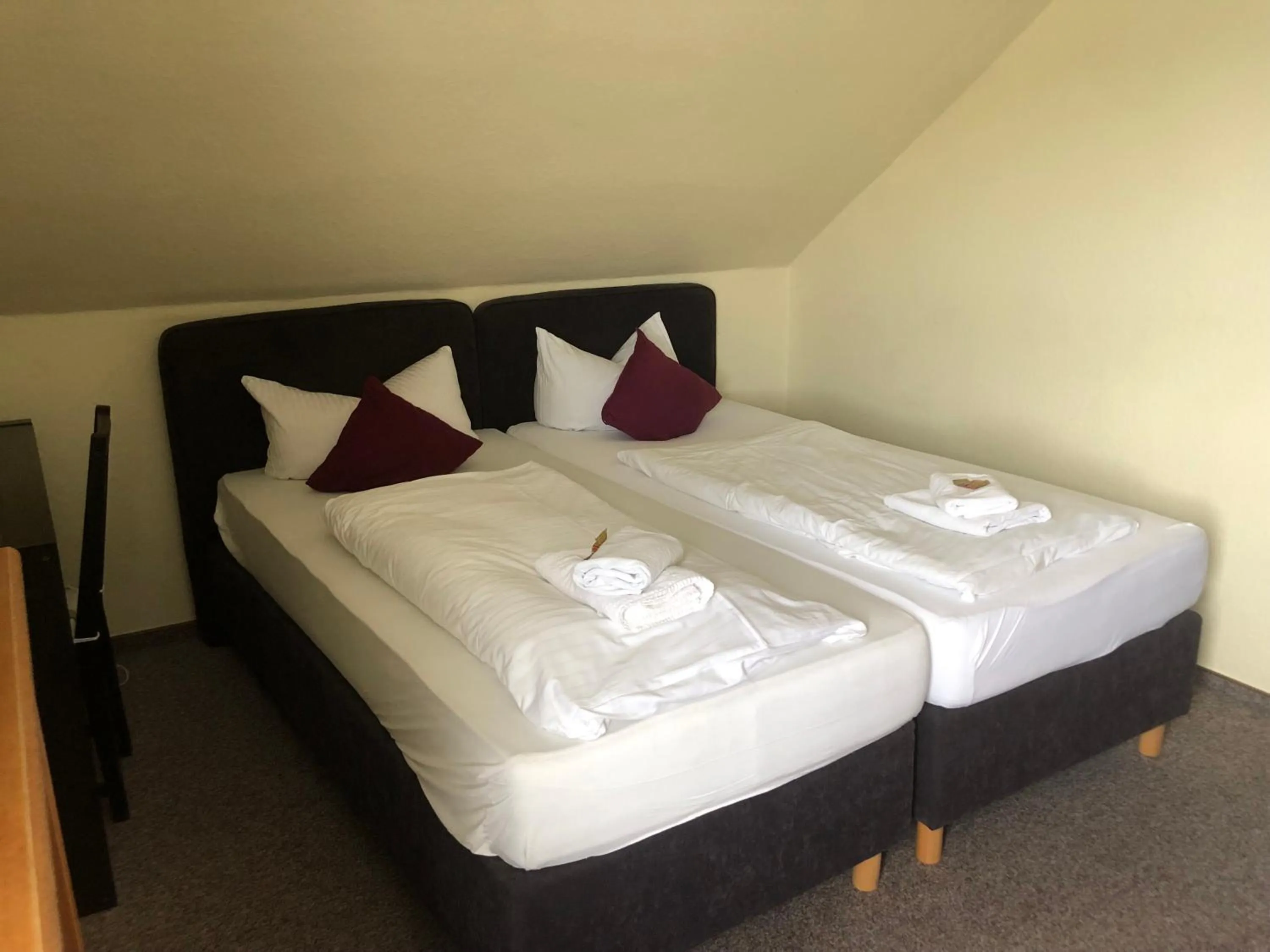 Bed in Hotel Gasthof Waldeck