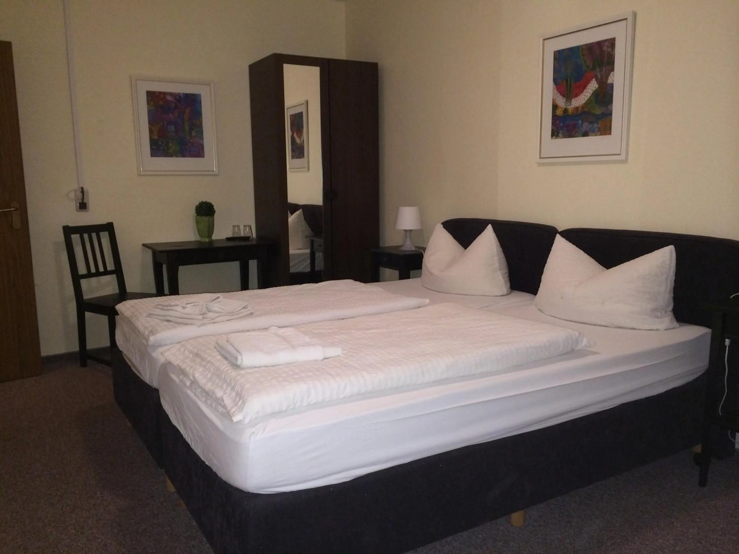 Bed in Hotel Gasthof Waldeck