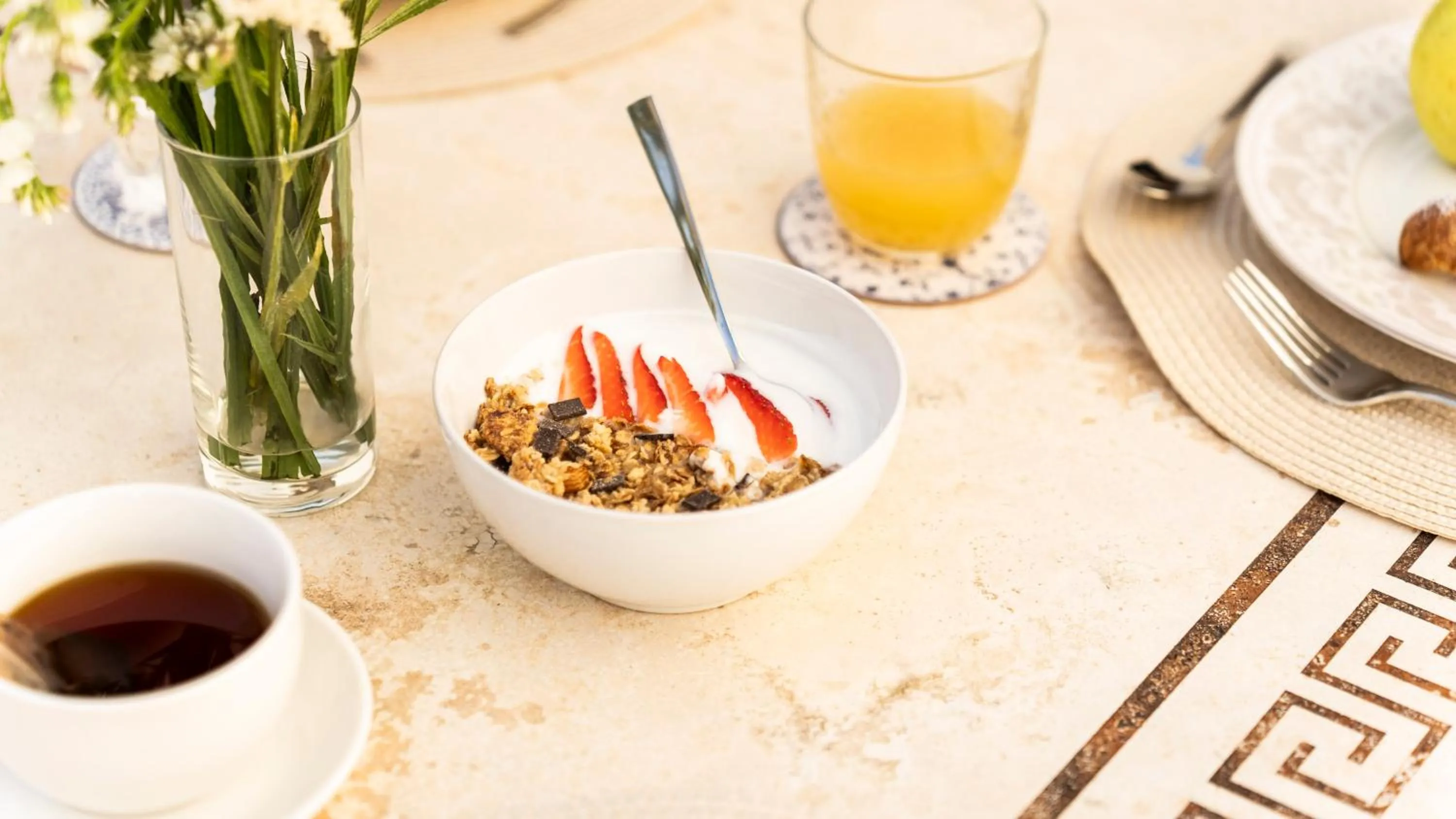 Food and drinks in Palazzo Insula