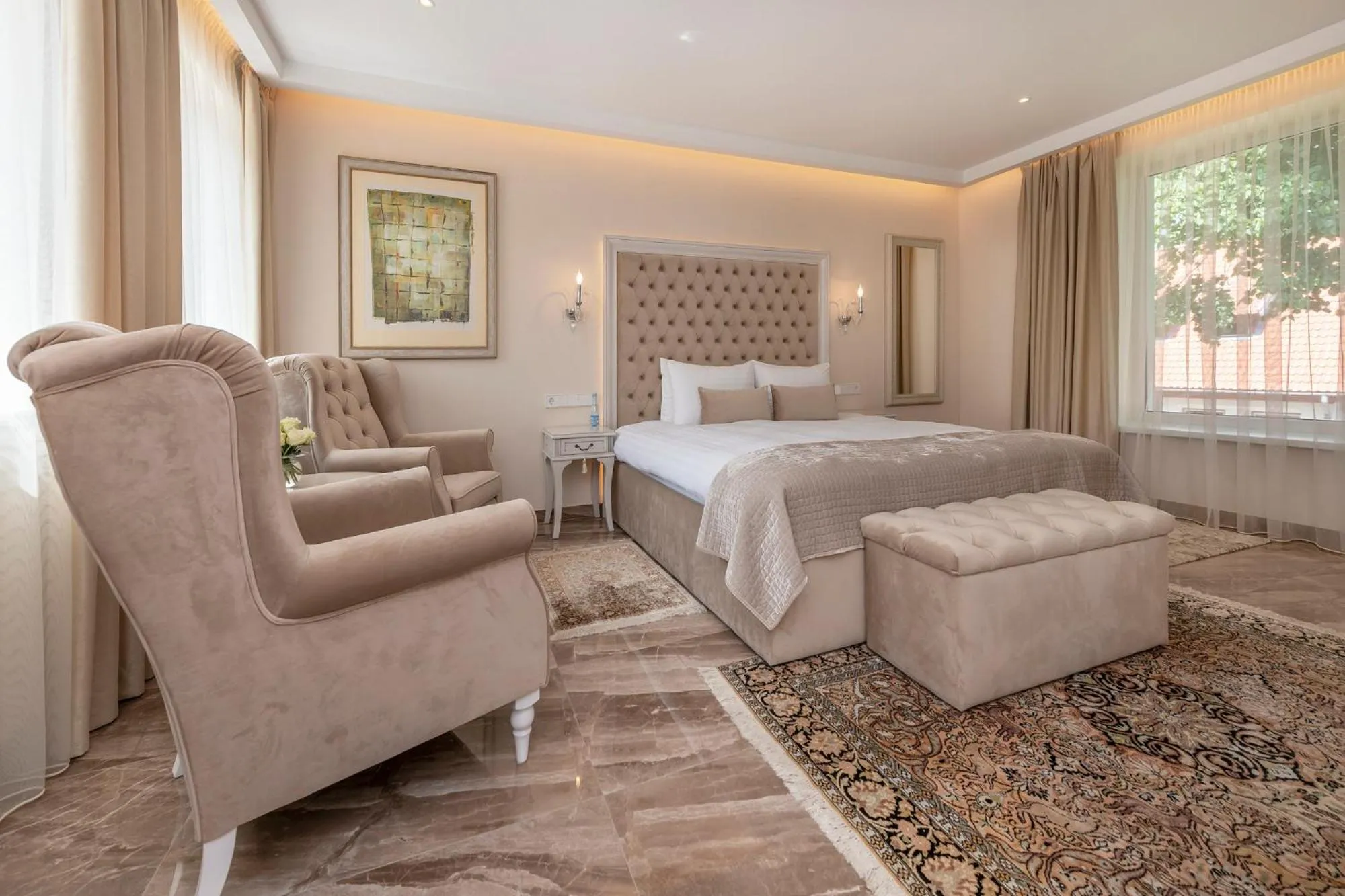 Spring, Bed in Hotel Pušų paunksnėje