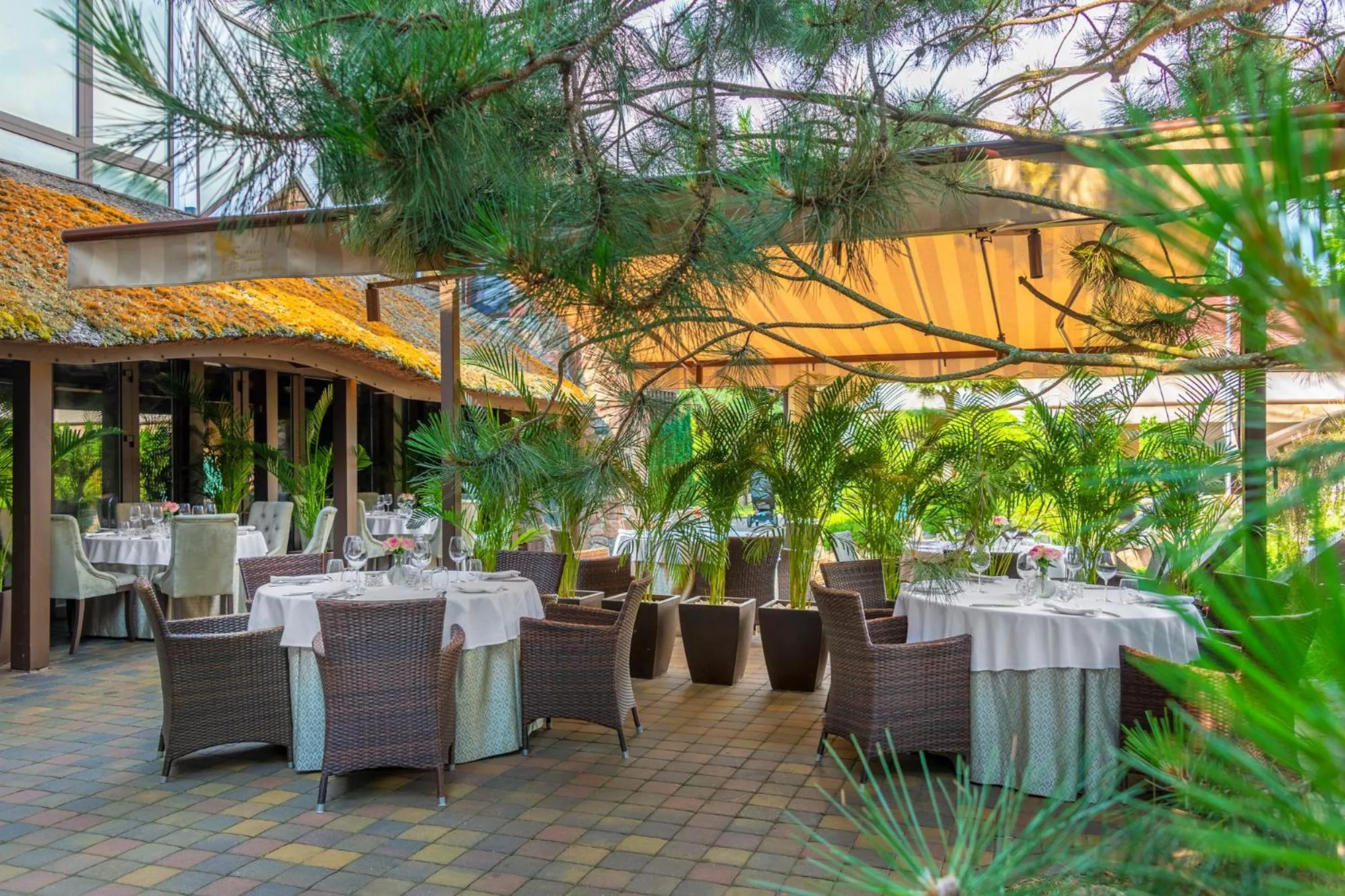 Patio in Hotel Pušų paunksnėje