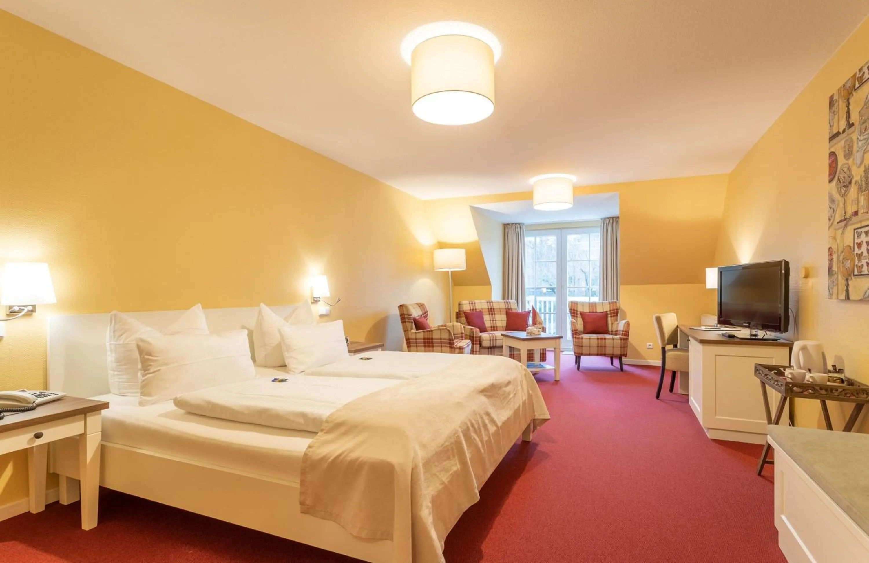 Bed in Hotel Landhaus Ellerbrock